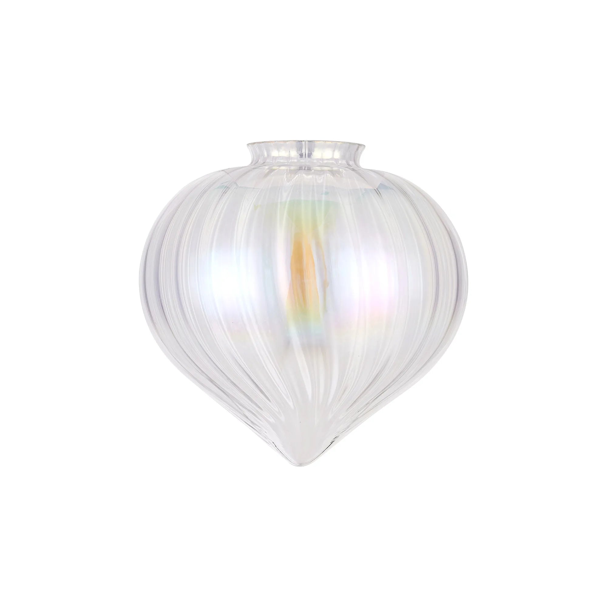 Grove 23x23cm Flower Bud Glass Shade (A) - Iridescent Faded