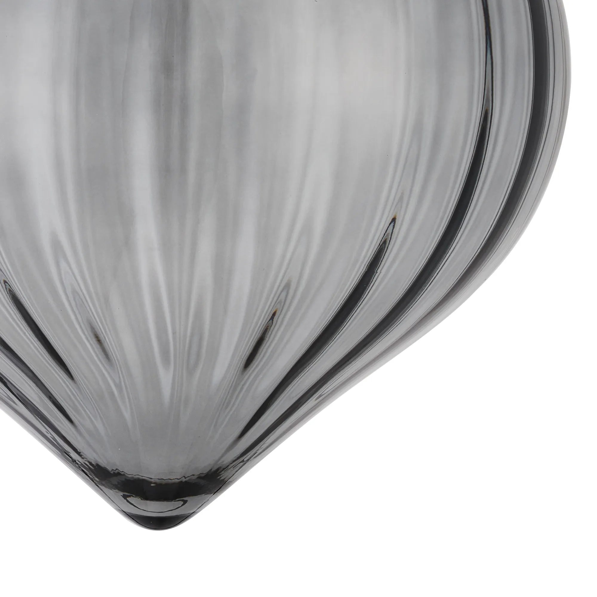 Grove 23x23cm Flower Bud Glass Shade (A) - Smoke Painted