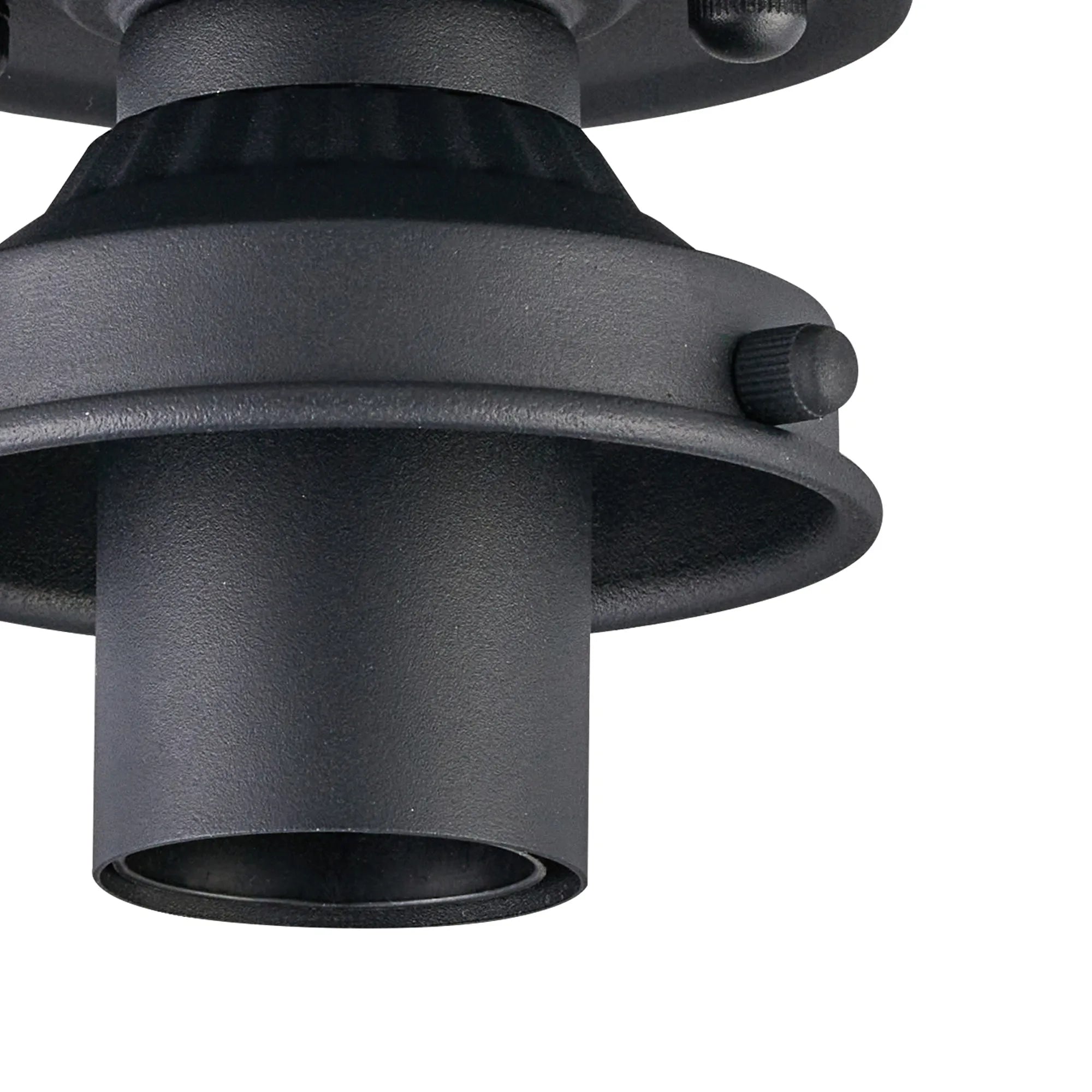 Grove Flush Ceiling Light - Satin Black