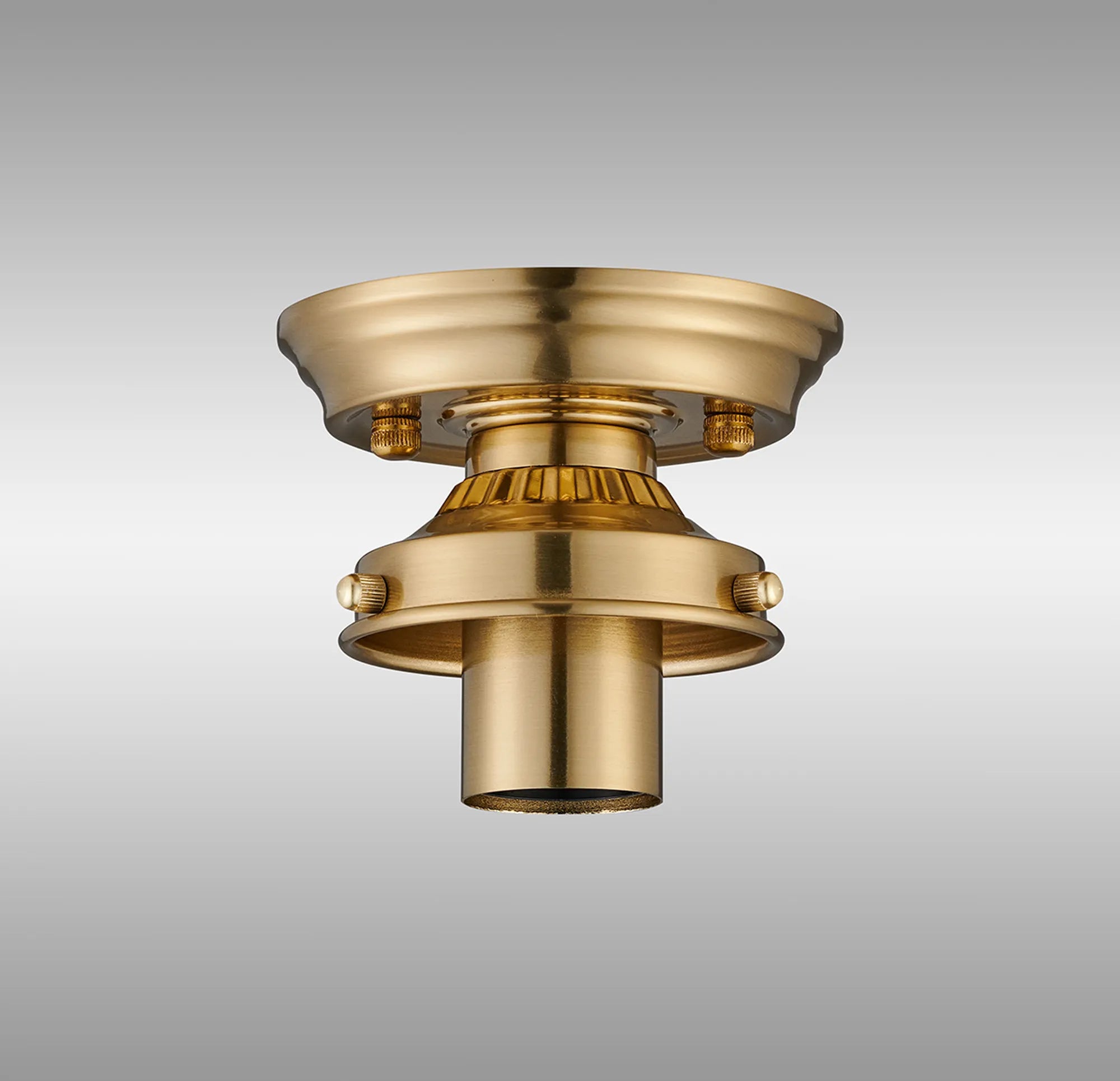 Grove Flush Ceiling Light - Brass