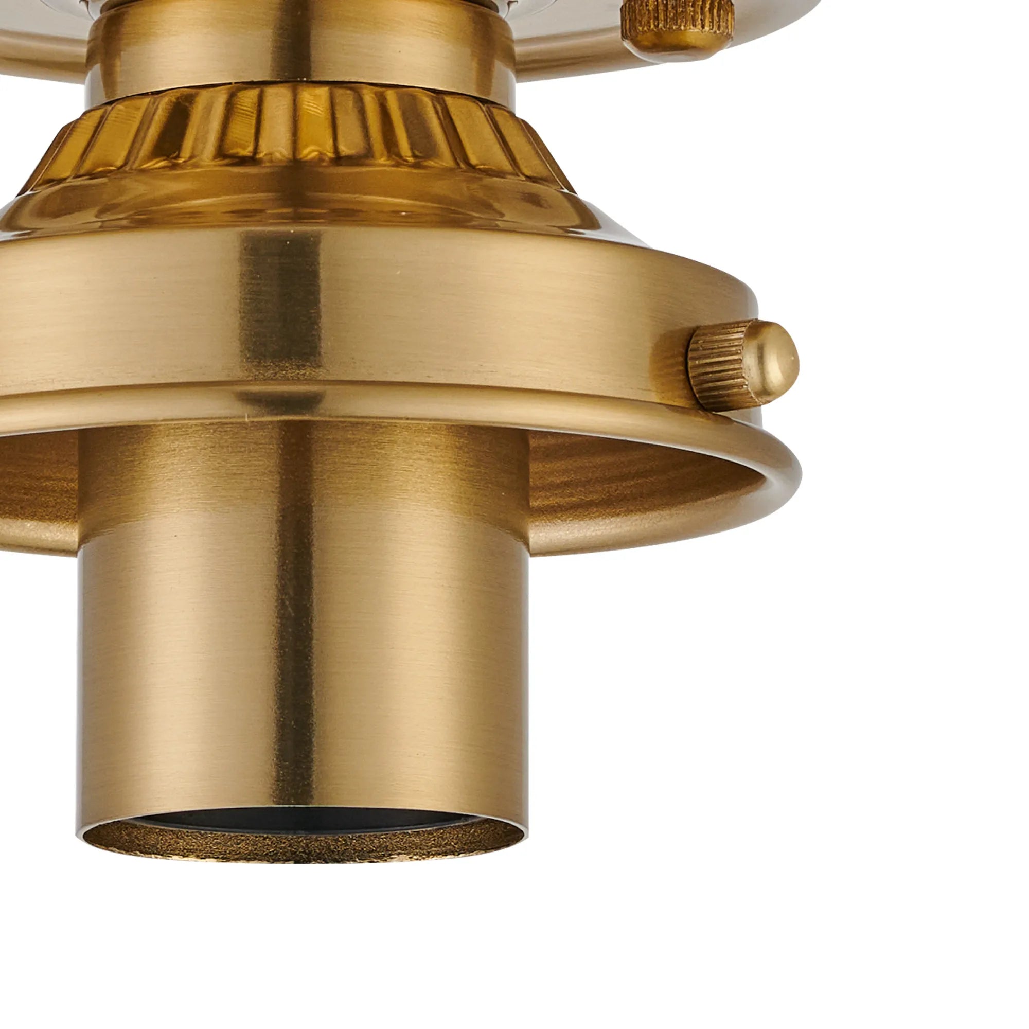 Grove Flush Ceiling Light - Brass