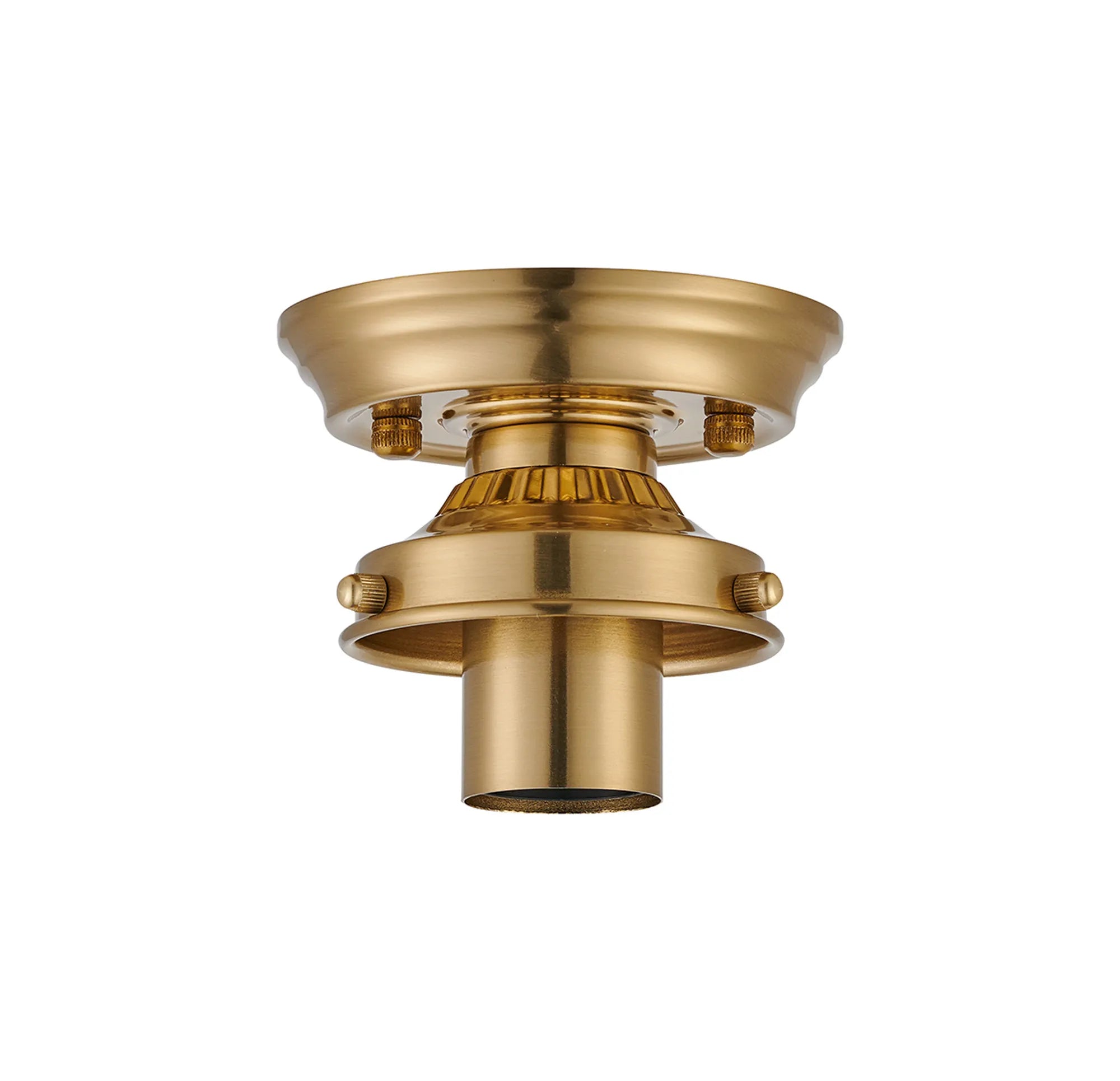 Grove Flush Ceiling Light - Brass