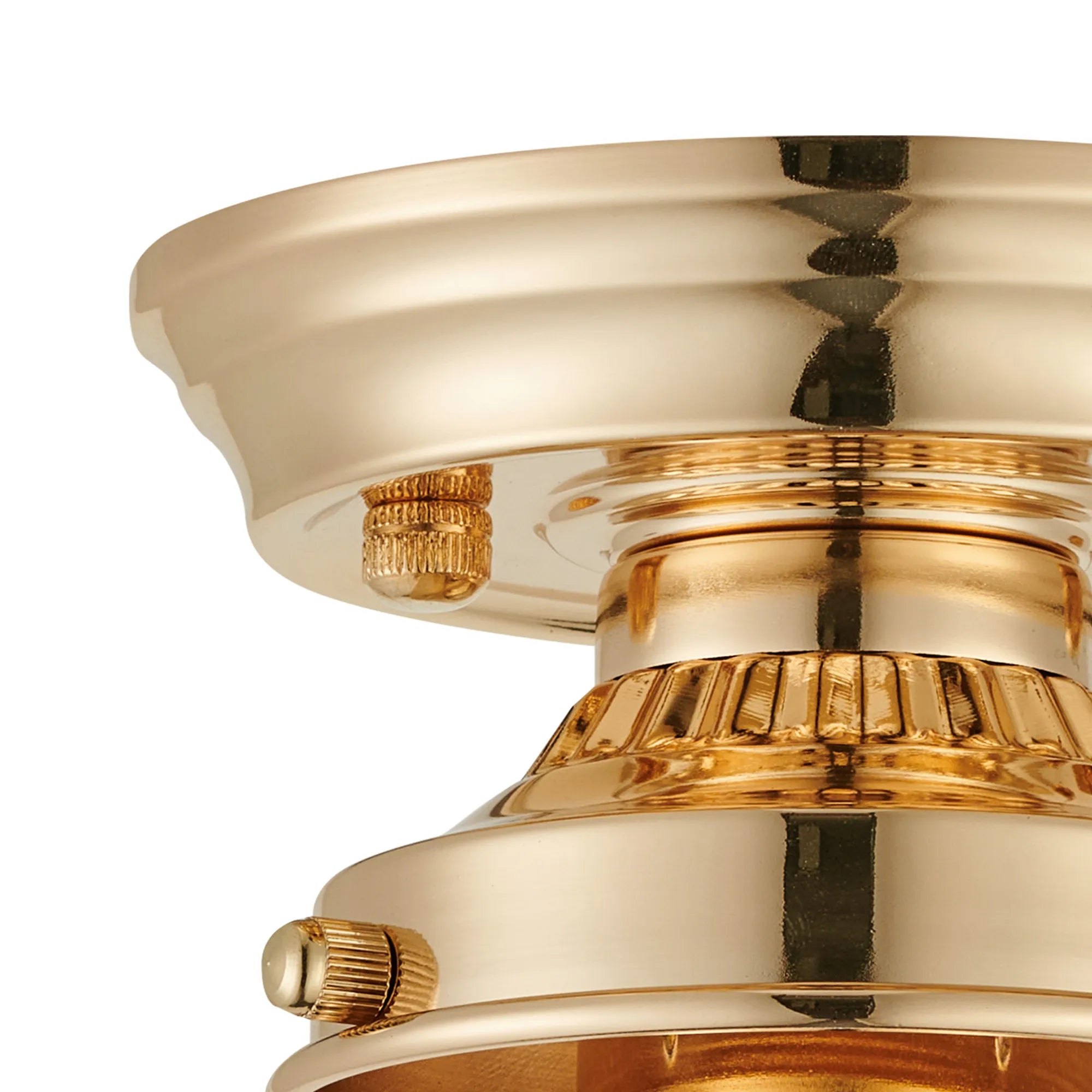 Grove Flush Ceiling Light - French Gold