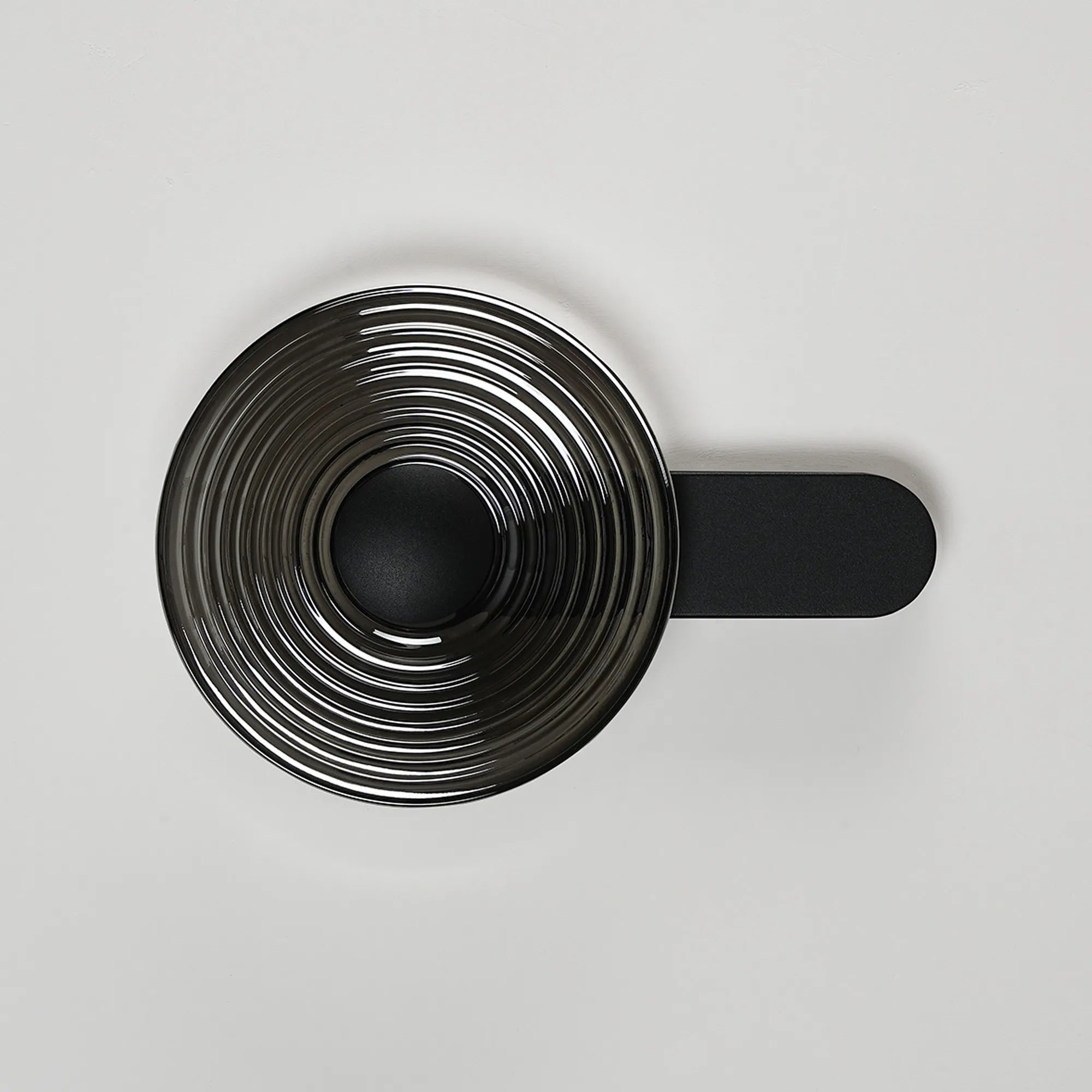 Milton Wall Lamp - Satin Black & Smoke