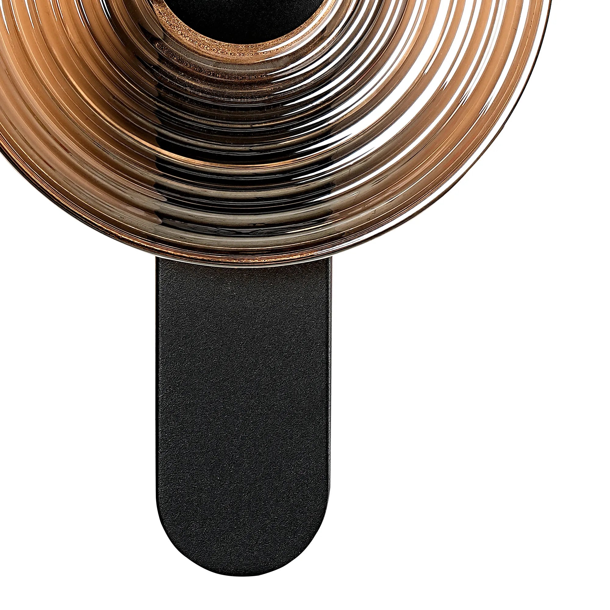 Milton Wall Lamp - Satin Black & Smoke