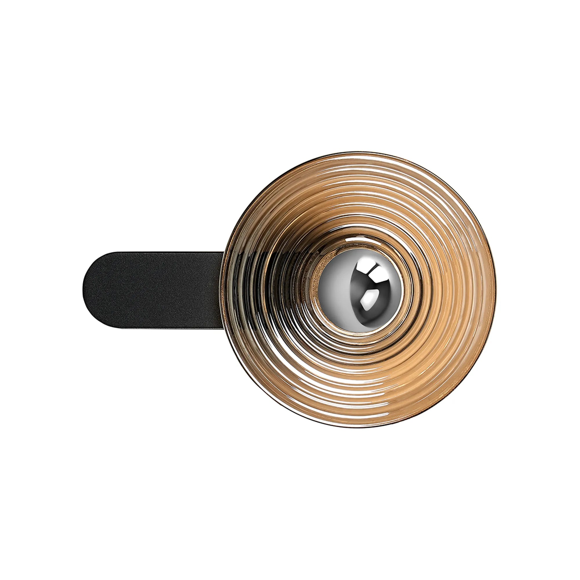 Milton Wall Lamp - Satin Black & Smoke & Chrome