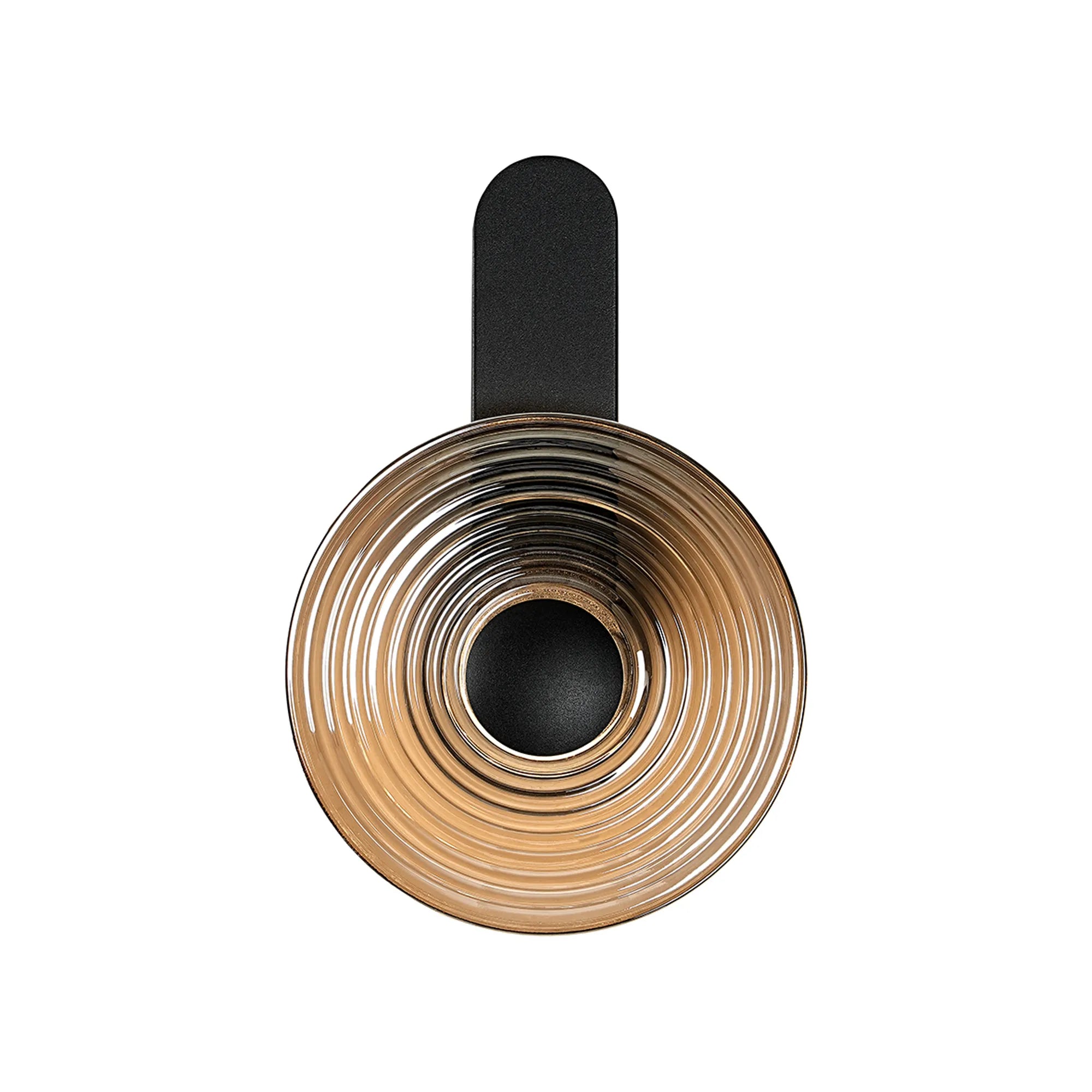 Milton Wall Lamp - Satin Black & Smoke