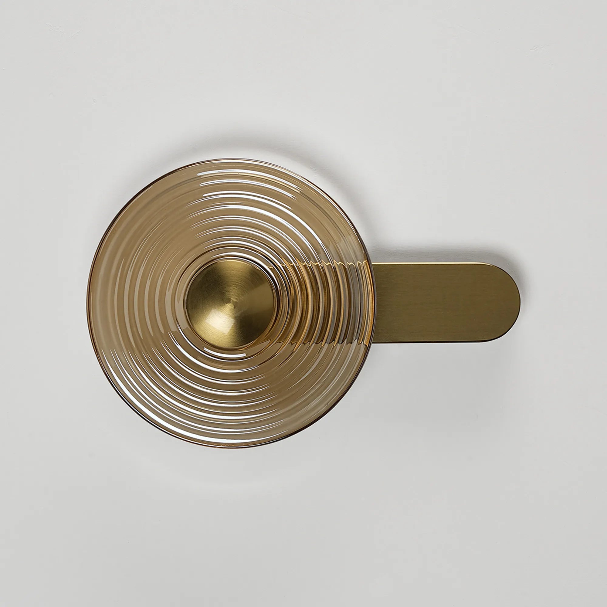 Milton Wall Lamp - Brass & Amber