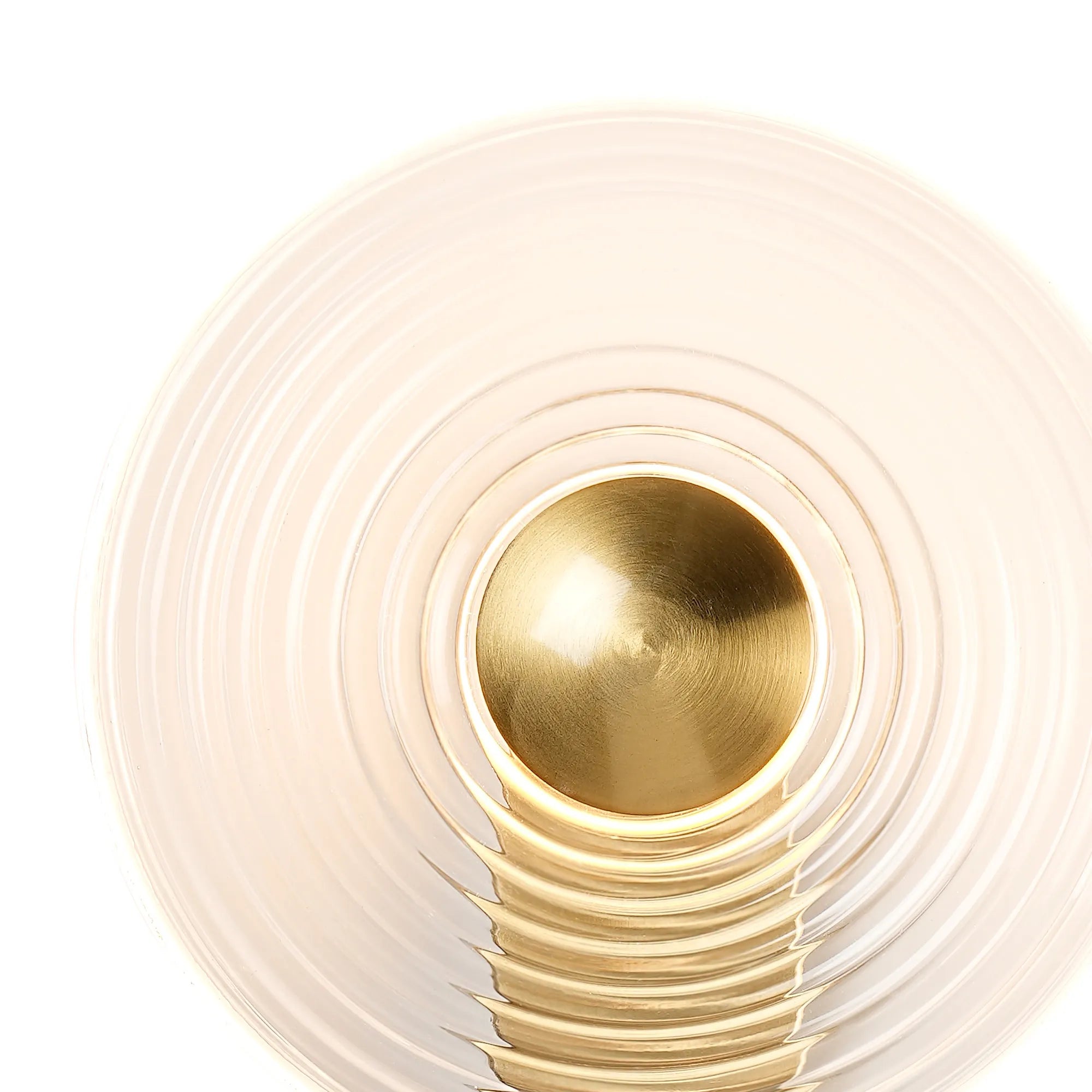 Milton Wall Lamp - Brass & Clear