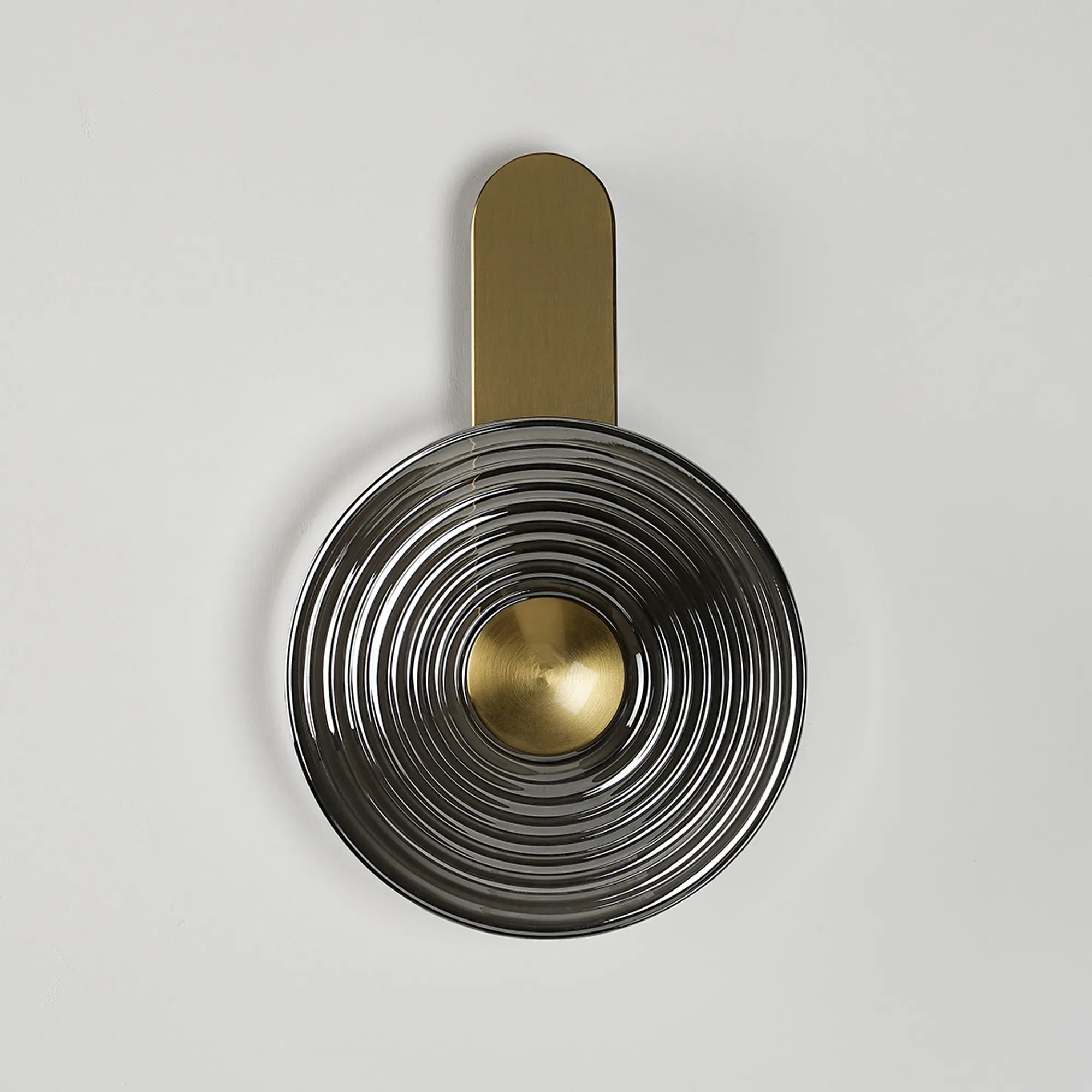 Milton Wall Lamp - Brass & Smoke