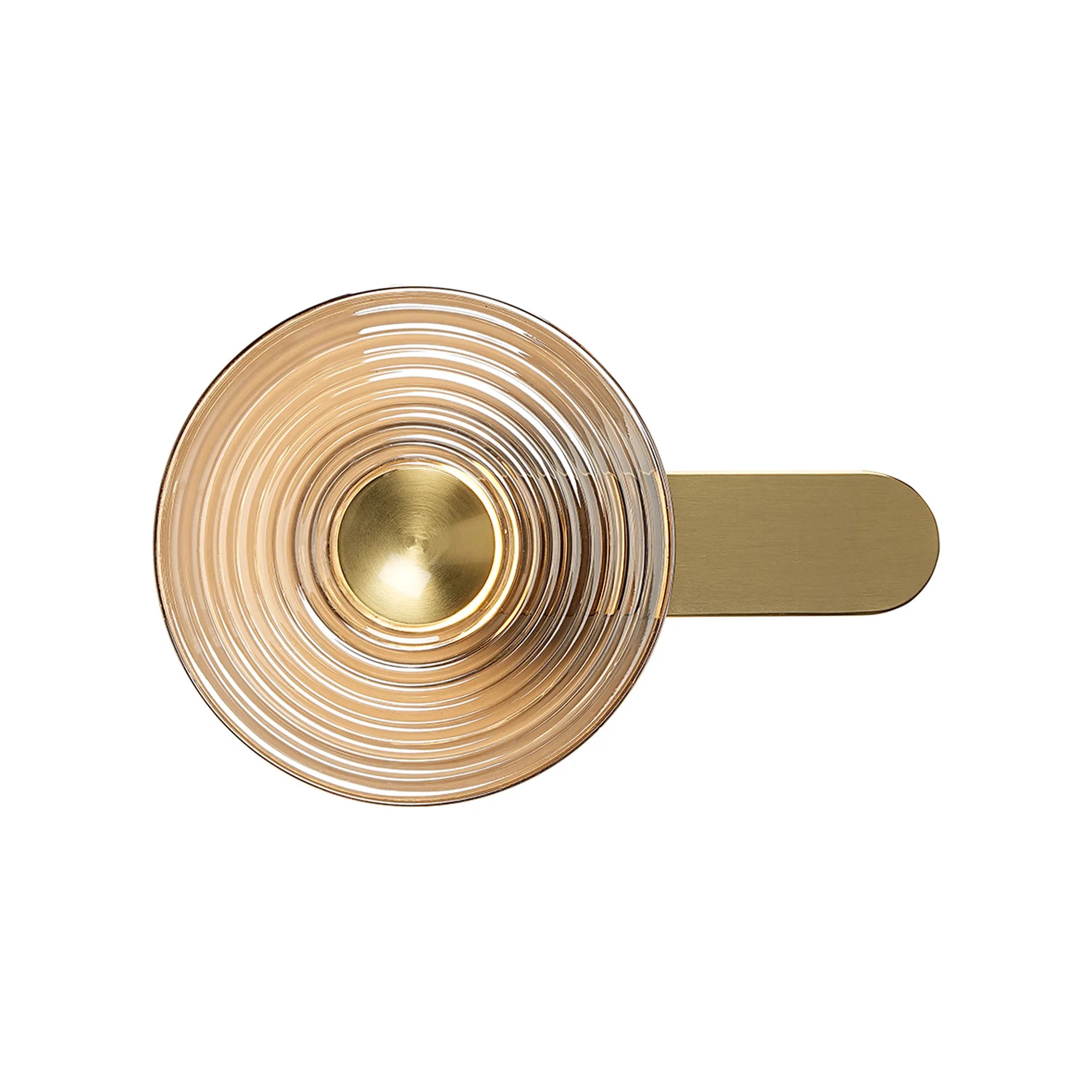 Milton Wall Lamp - Brass & Smoke