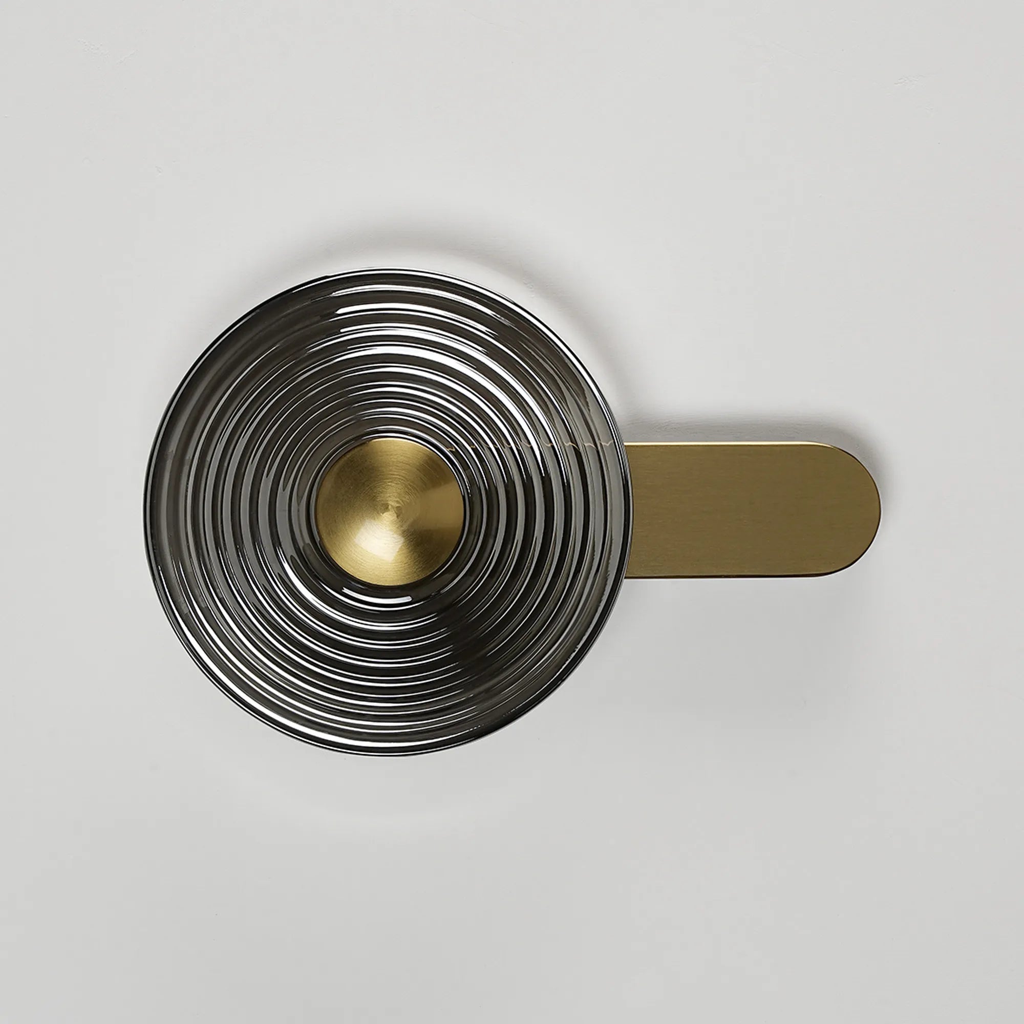Milton Wall Lamp - Brass & Smoke