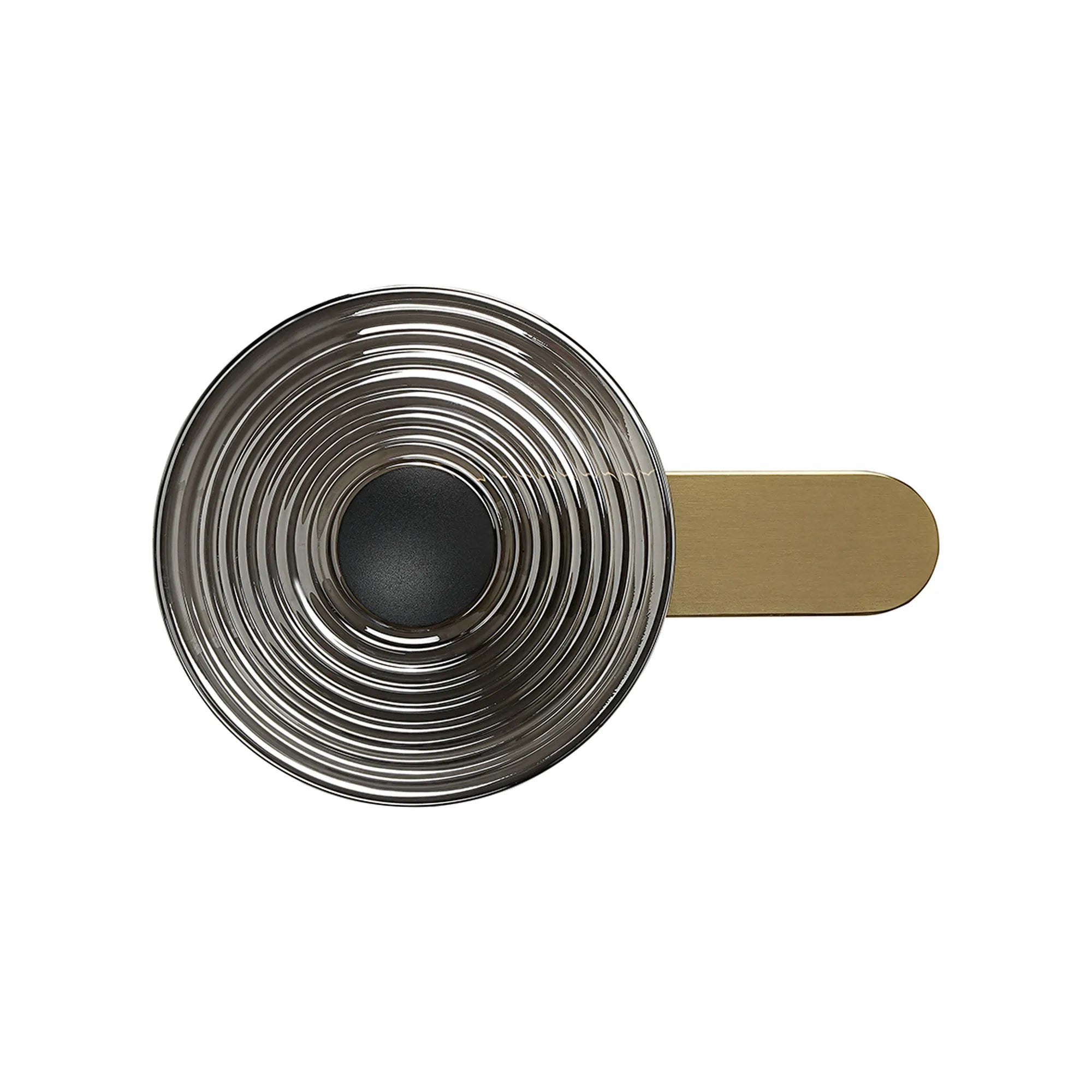 Milton Wall Lamp - Brass & Smoke & Satin Black