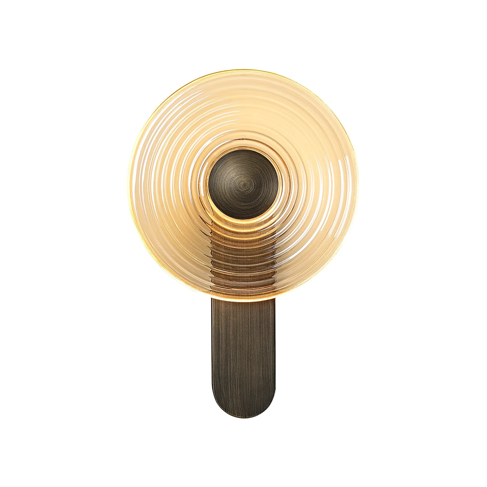 Milton Wall Lamp - Bronze & Amber
