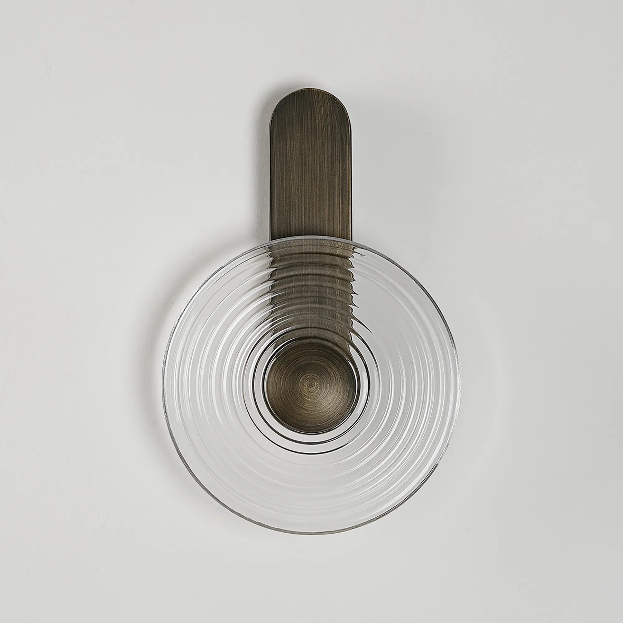 Milton Wall Lamp - Bronze & Clear