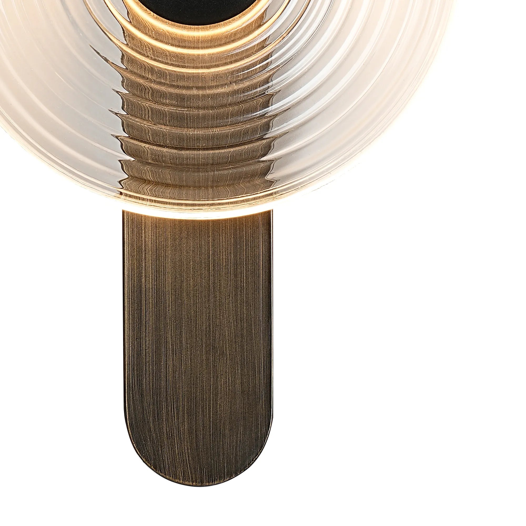 Milton Wall Lamp - Bronze & Clear & Satin Black