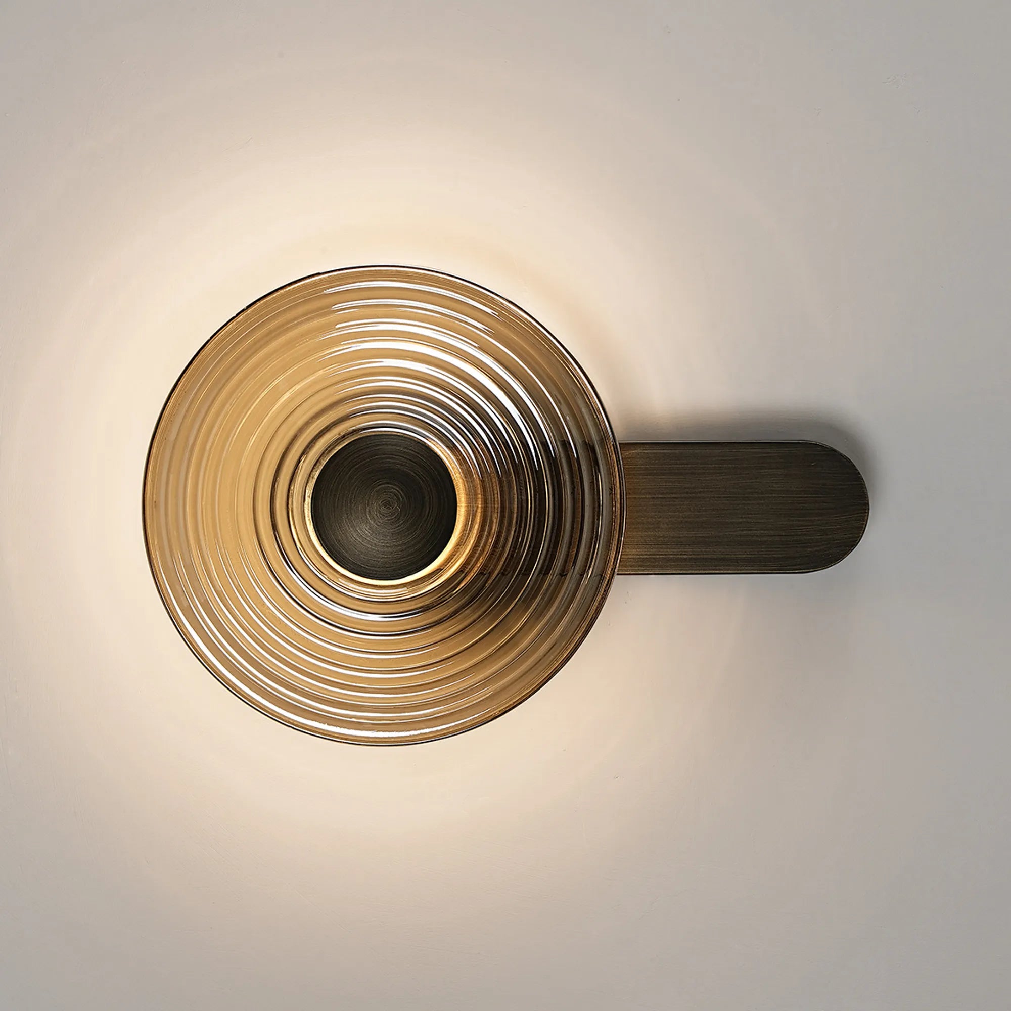 Milton Wall Lamp - Bronze & Smoke