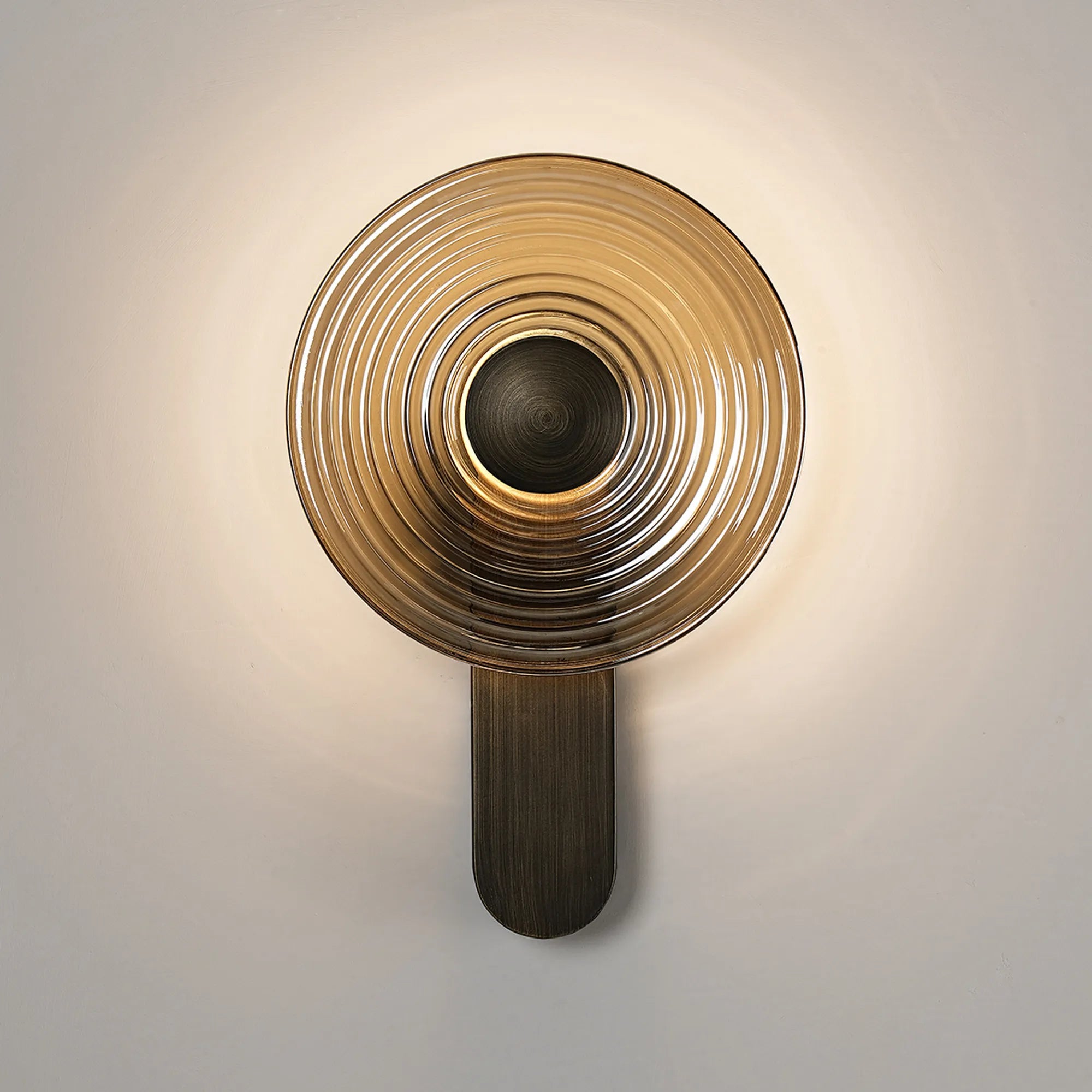 Milton Wall Lamp - Bronze & Smoke