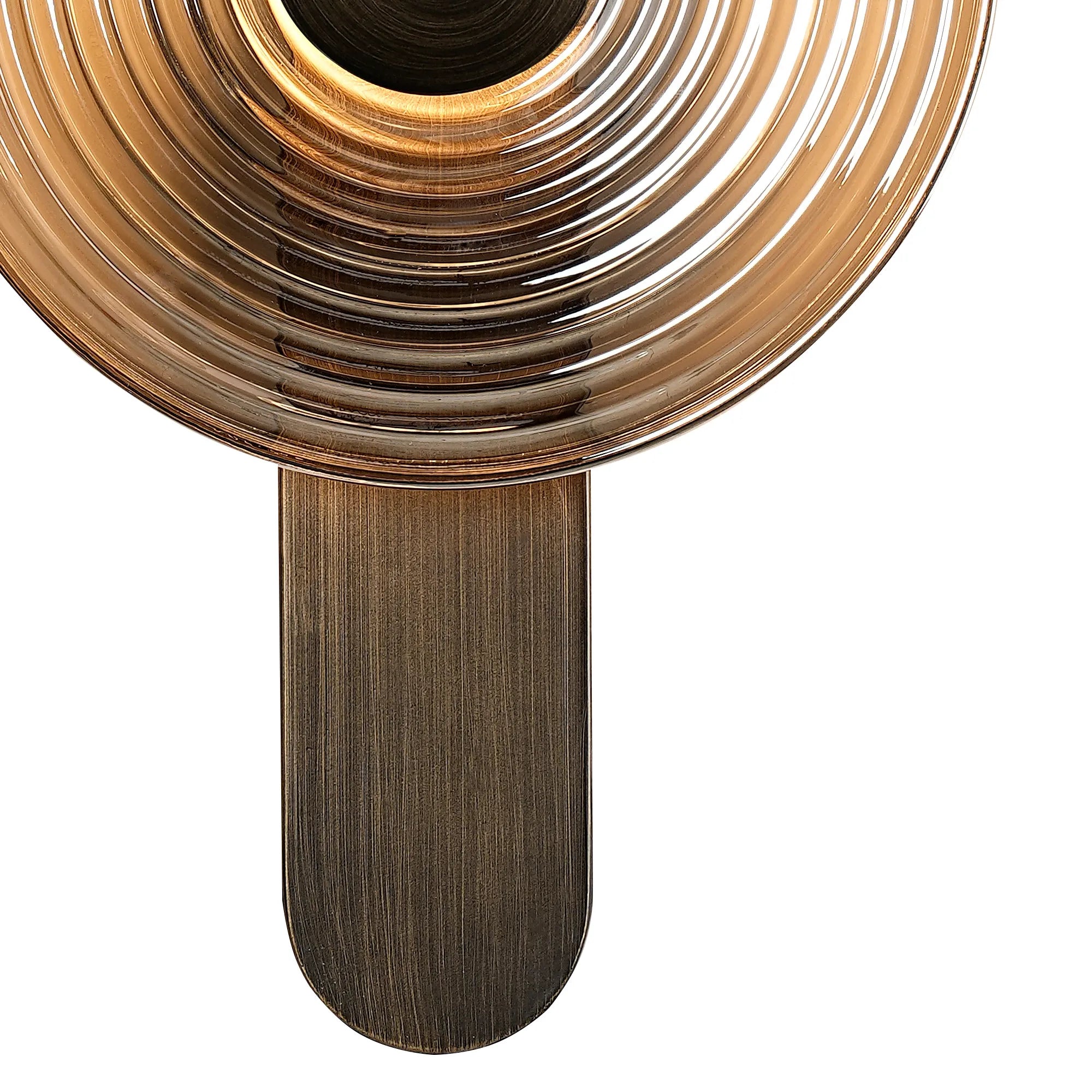 Milton Wall Lamp - Bronze & Smoke