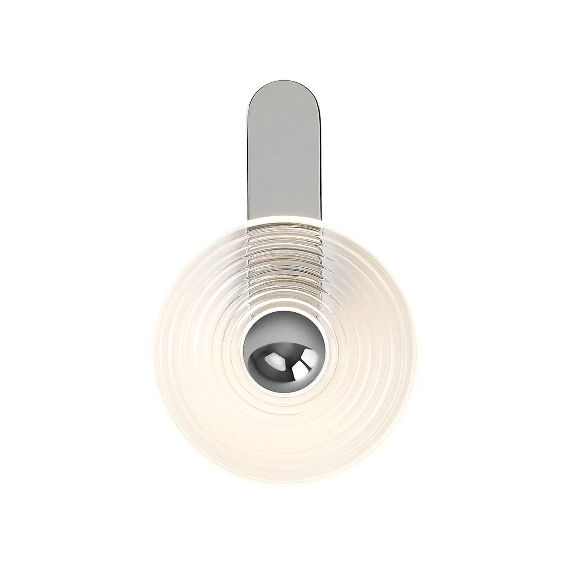Milton Wall Lamp - Chrome & Clear