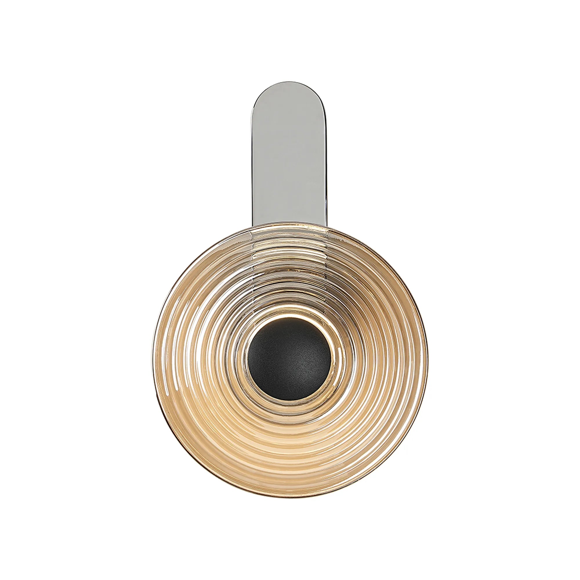 Milton Wall Lamp - Chrome & Smoke & Satin Black