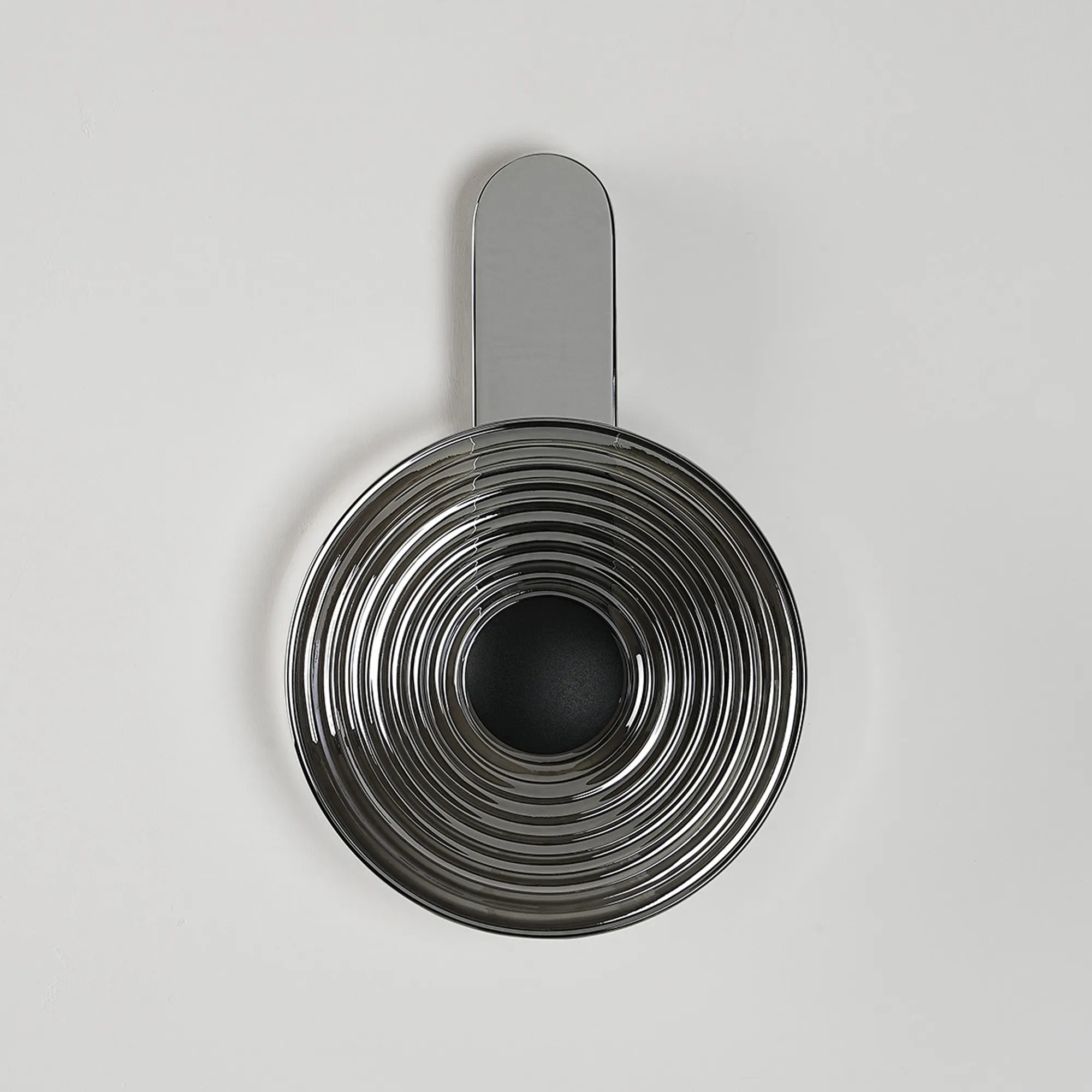 Milton Wall Lamp - Chrome & Smoke & Satin Black