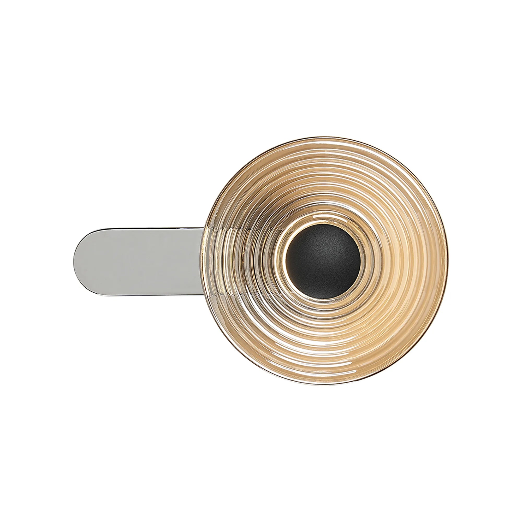 Milton Wall Lamp - Chrome & Smoke & Satin Black