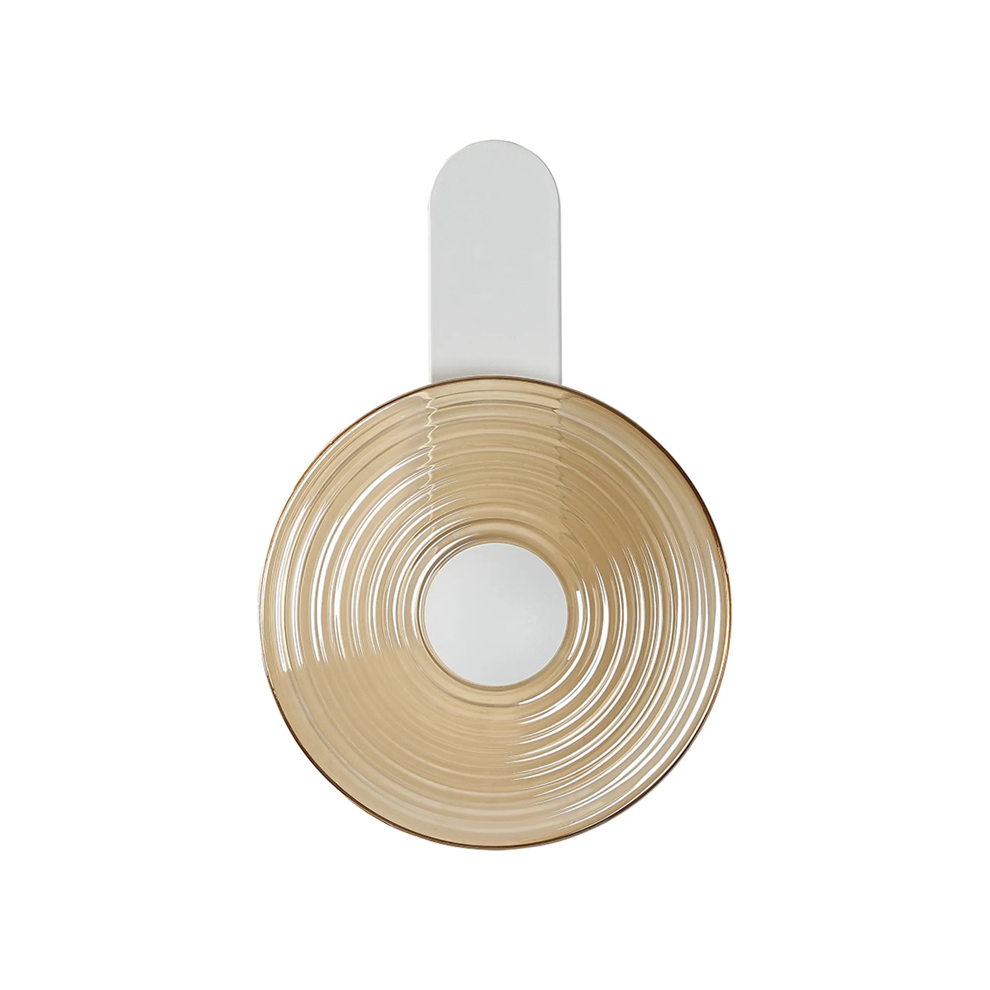 Milton Wall Lamp - Satin White & Amber