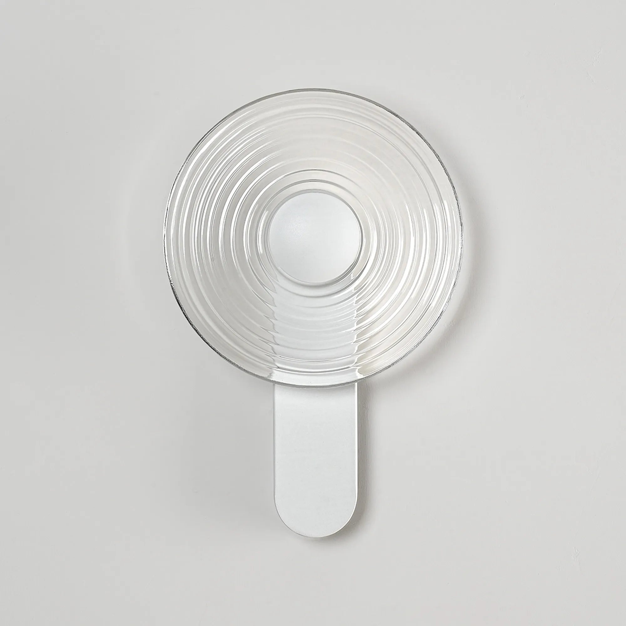 Milton Wall Lamp - Satin White & Clear