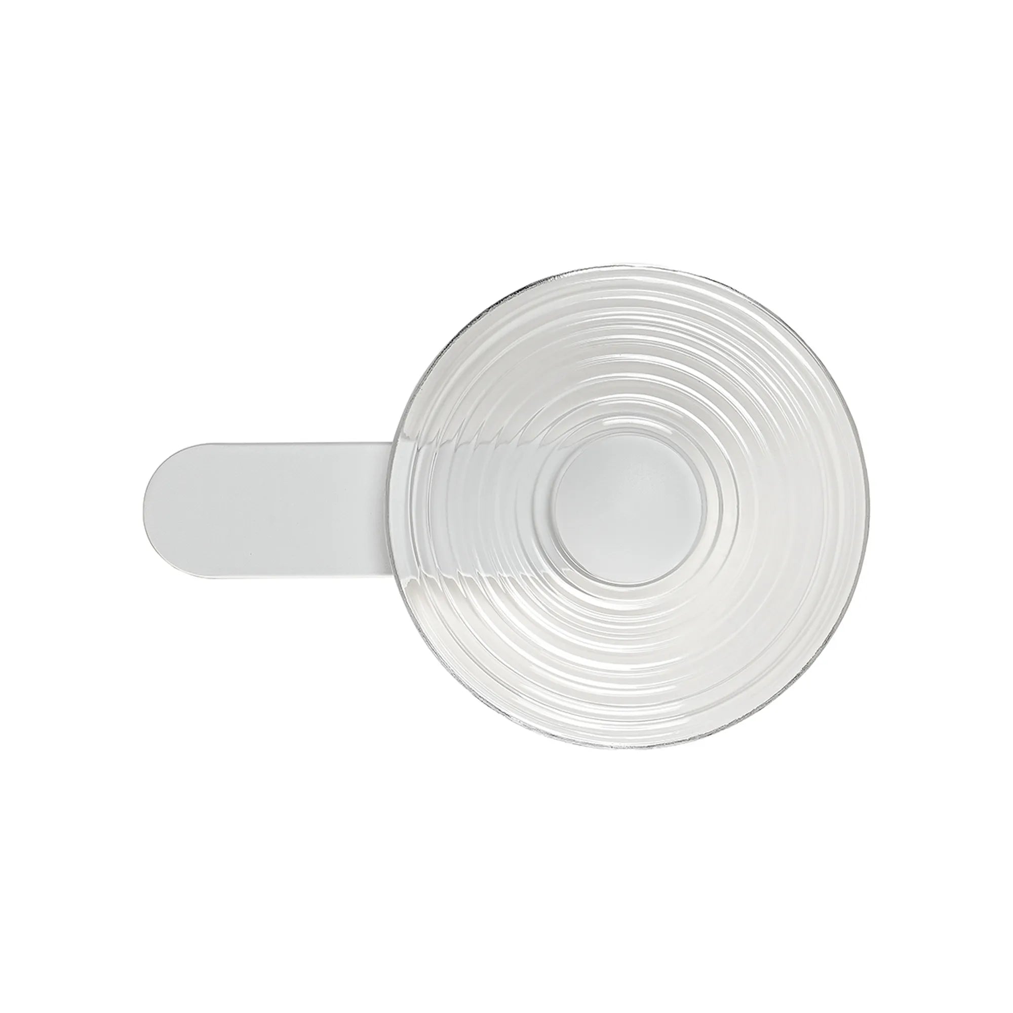 Milton Wall Lamp - Satin White & Clear