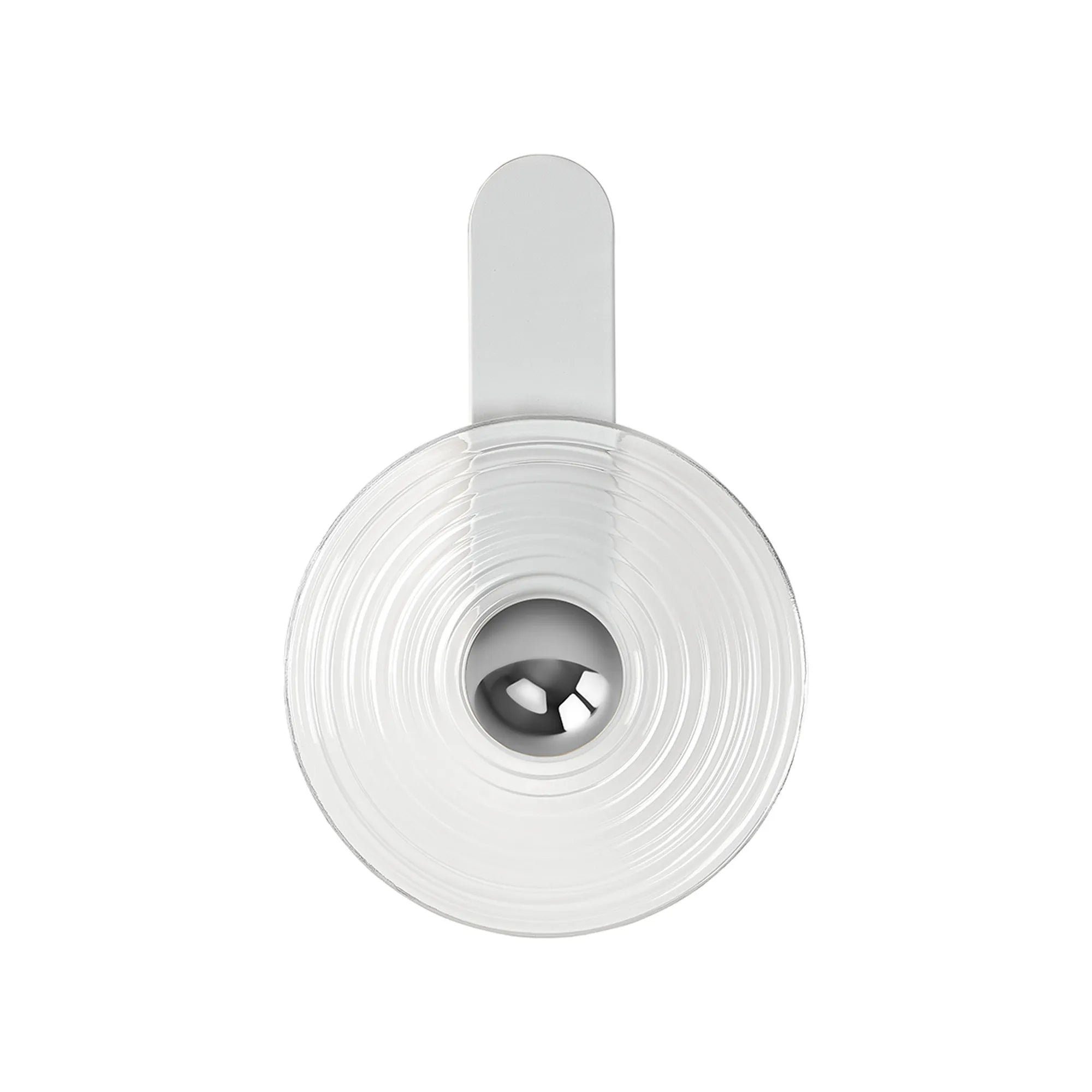 Milton Wall Lamp - Satin White & Clear & Chrome