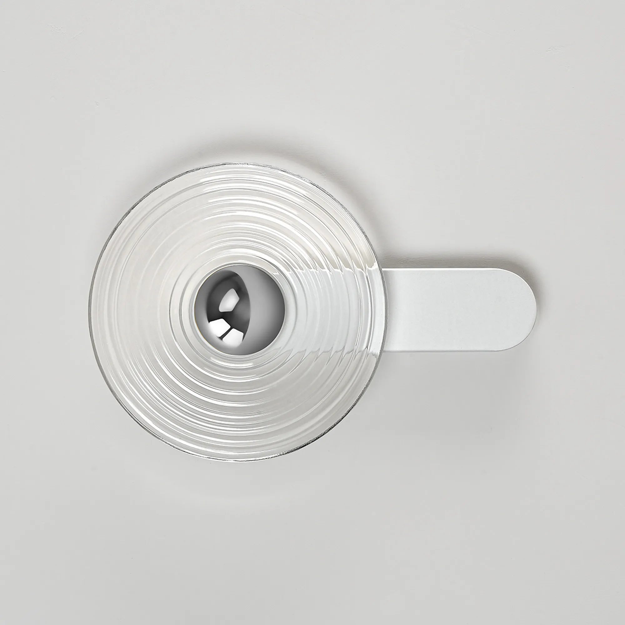 Milton Wall Lamp - Satin White & Clear & Chrome