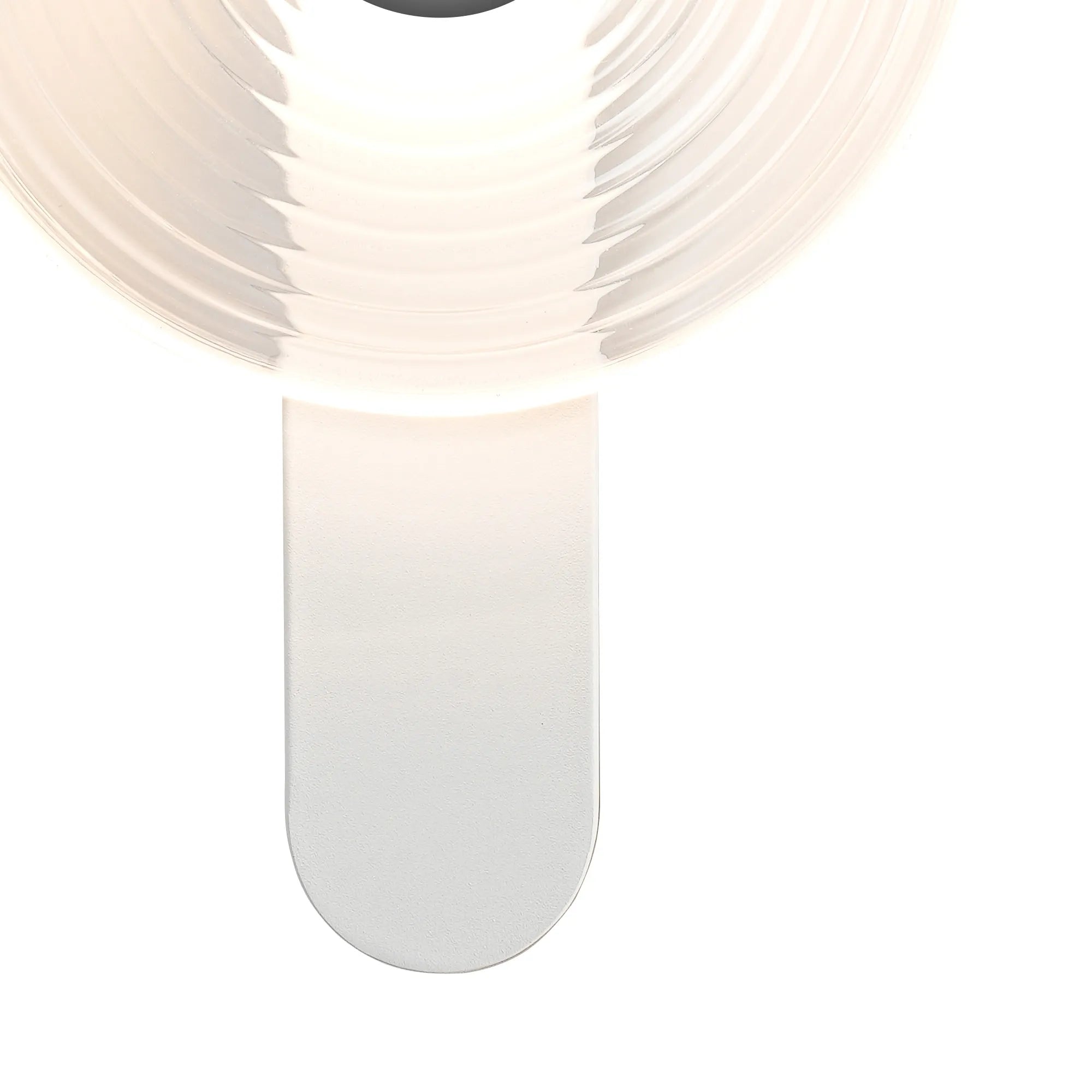 Milton Wall Lamp - Satin White & Clear & Chrome