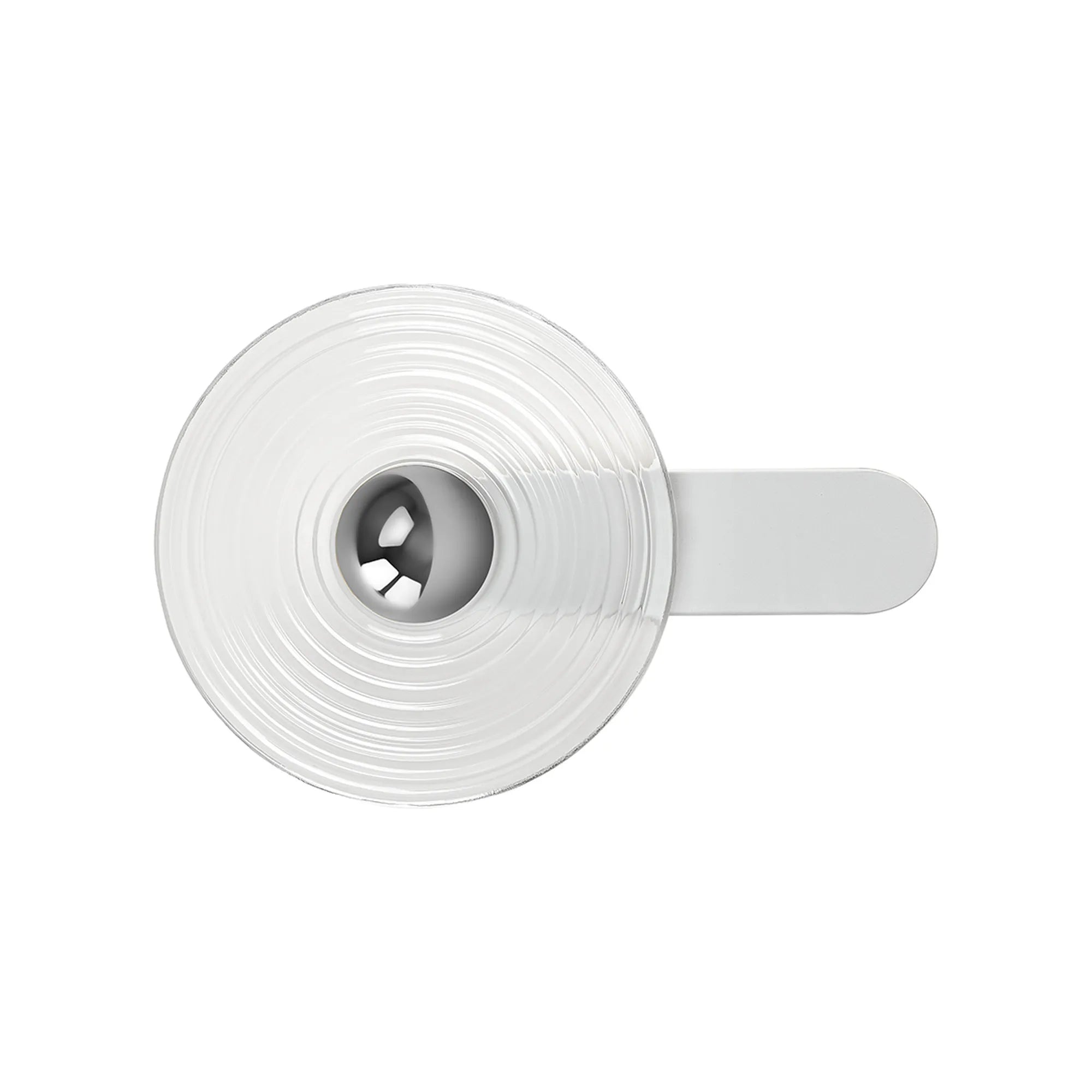 Milton Wall Lamp - Satin White & Clear & Chrome