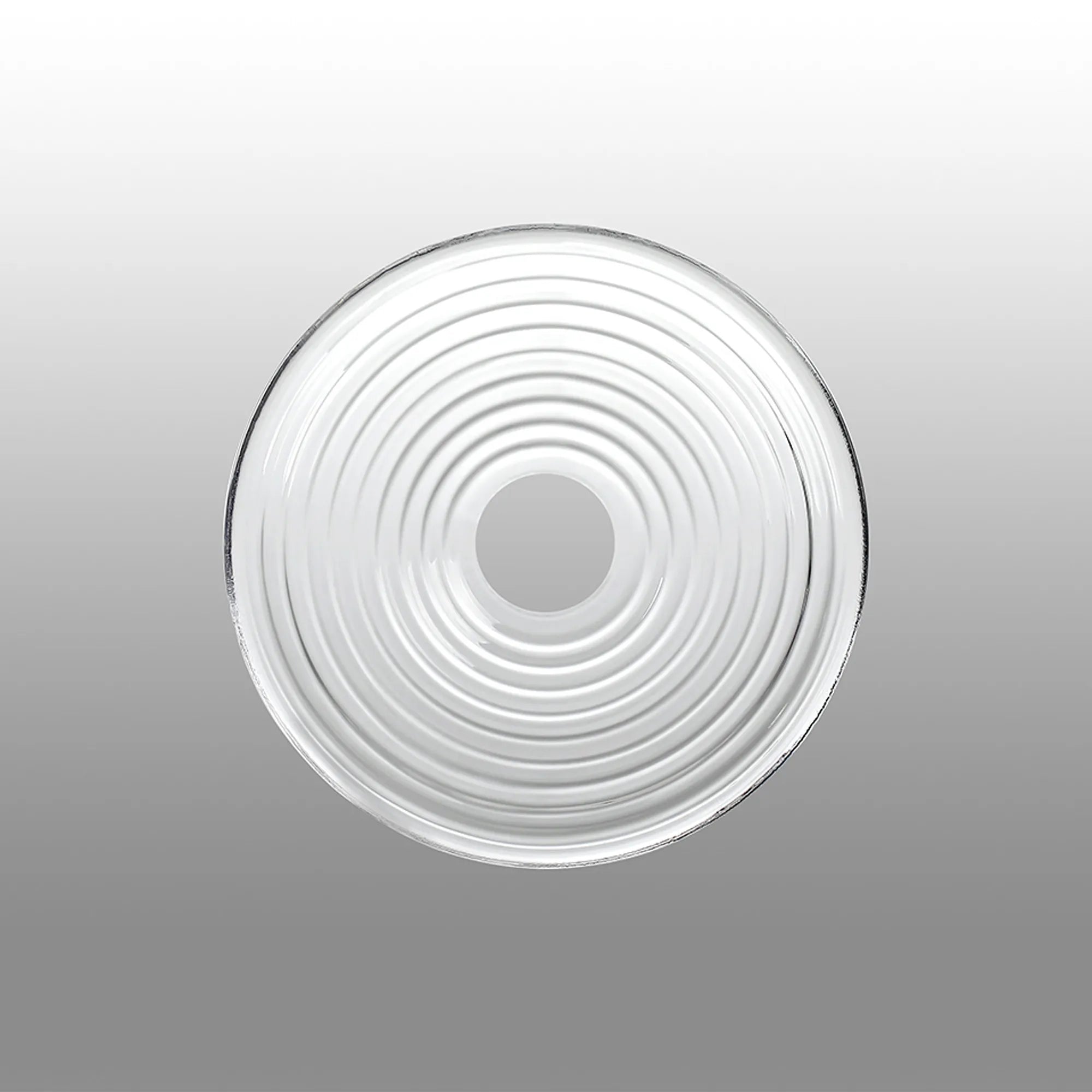 Milton 20cm Round Glass (A) - Clear