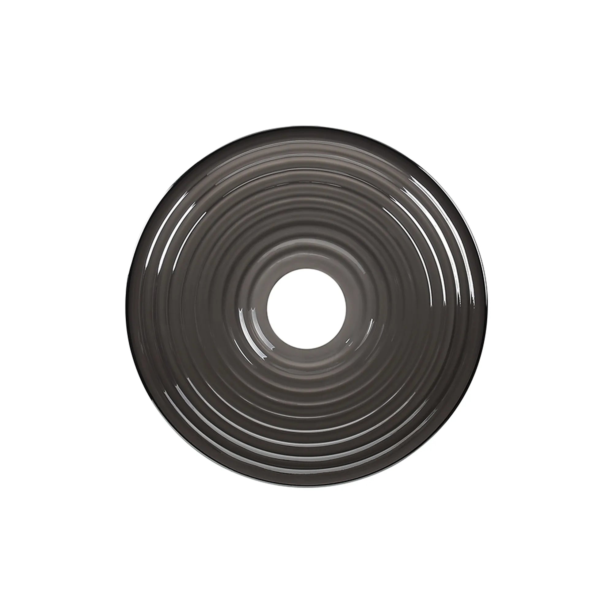 Milton 20cm Round Glass (A) - Smoke