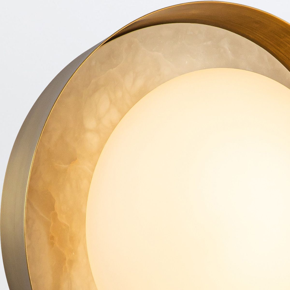 Quintiesse Alonso 2 Light LED Wall Light - Vintage Brass