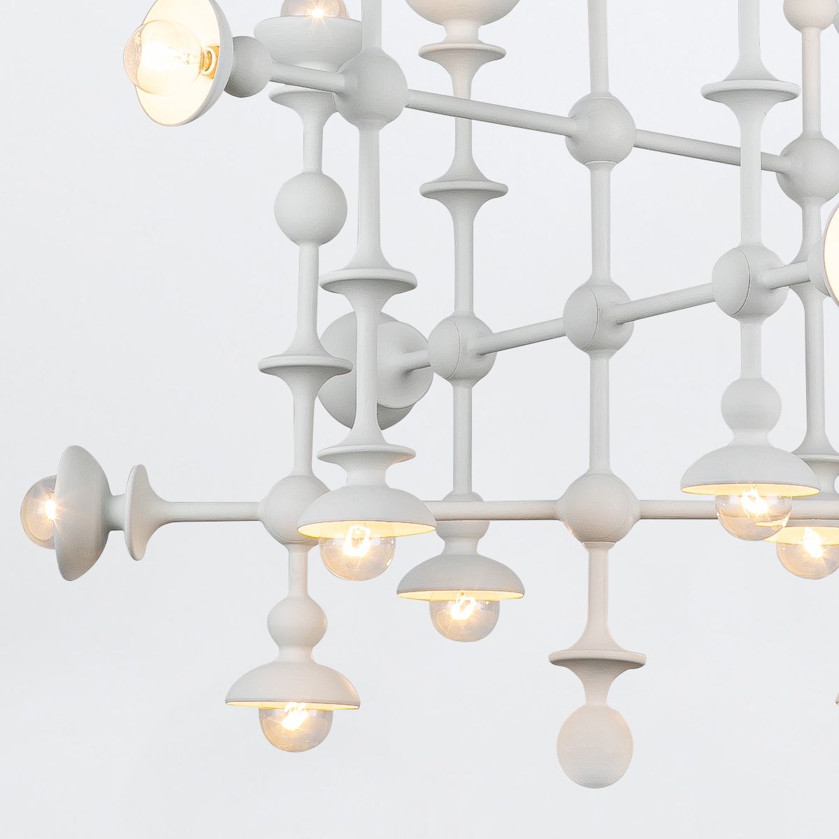 Quintiesse Cadence 18 Light Chandelier - Antique White