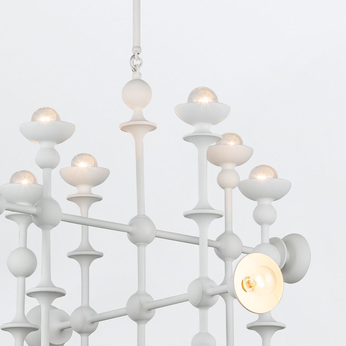 Quintiesse Cadence 18 Light Chandelier - Antique White