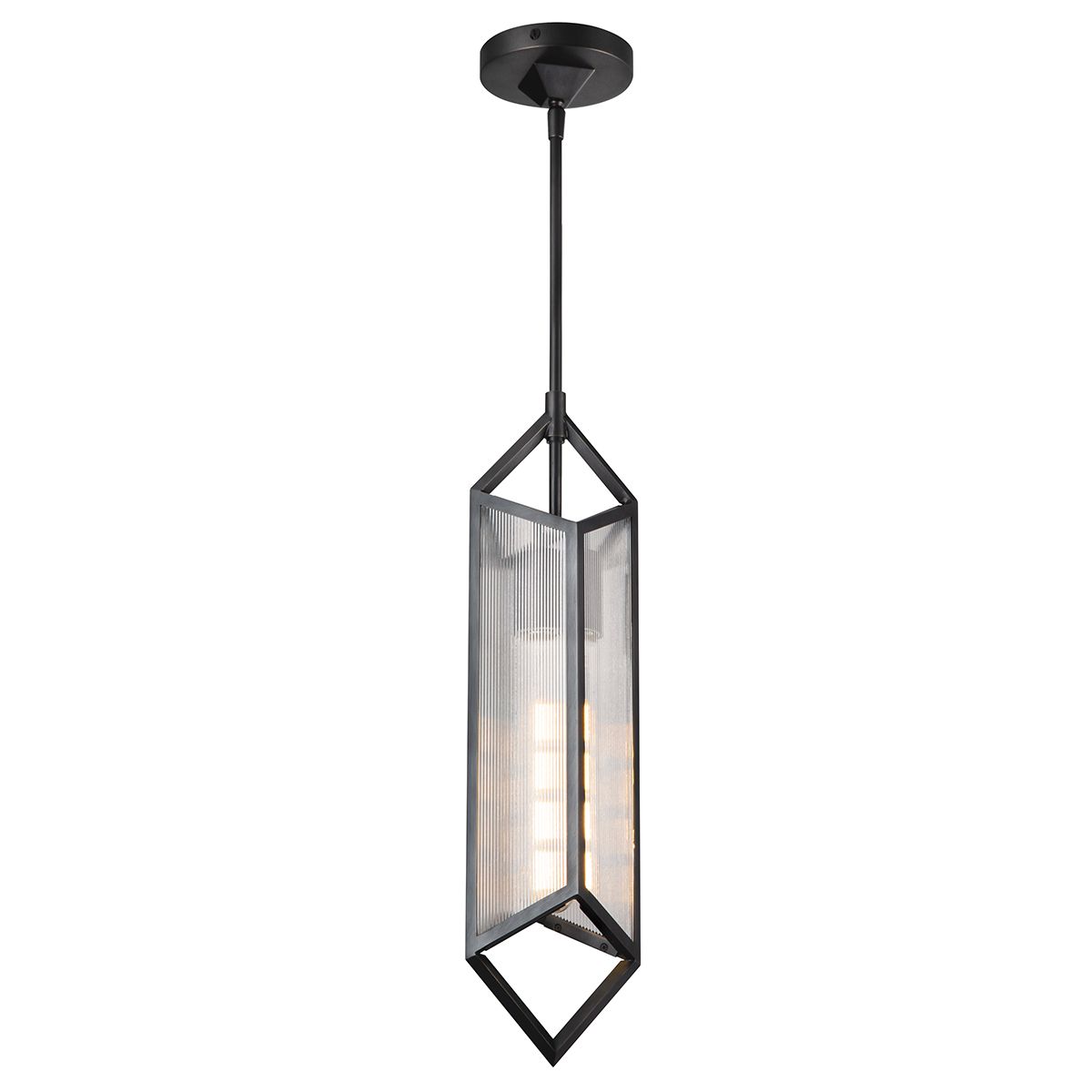 Quintiesse Cairo 1 Light Pendant - Urban Bronze