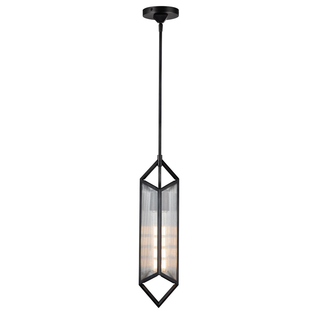 Quintiesse Cairo 1 Light Pendant - Urban Bronze