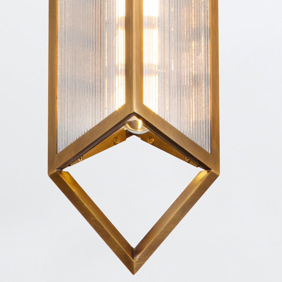Quintiesse Cairo 1 Light Pendant - Vintage Brass