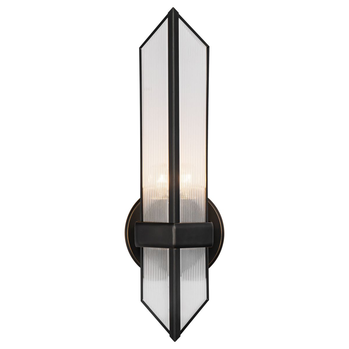 Quintiesse Cairo 1 Light Wall Light - Urban Bronze