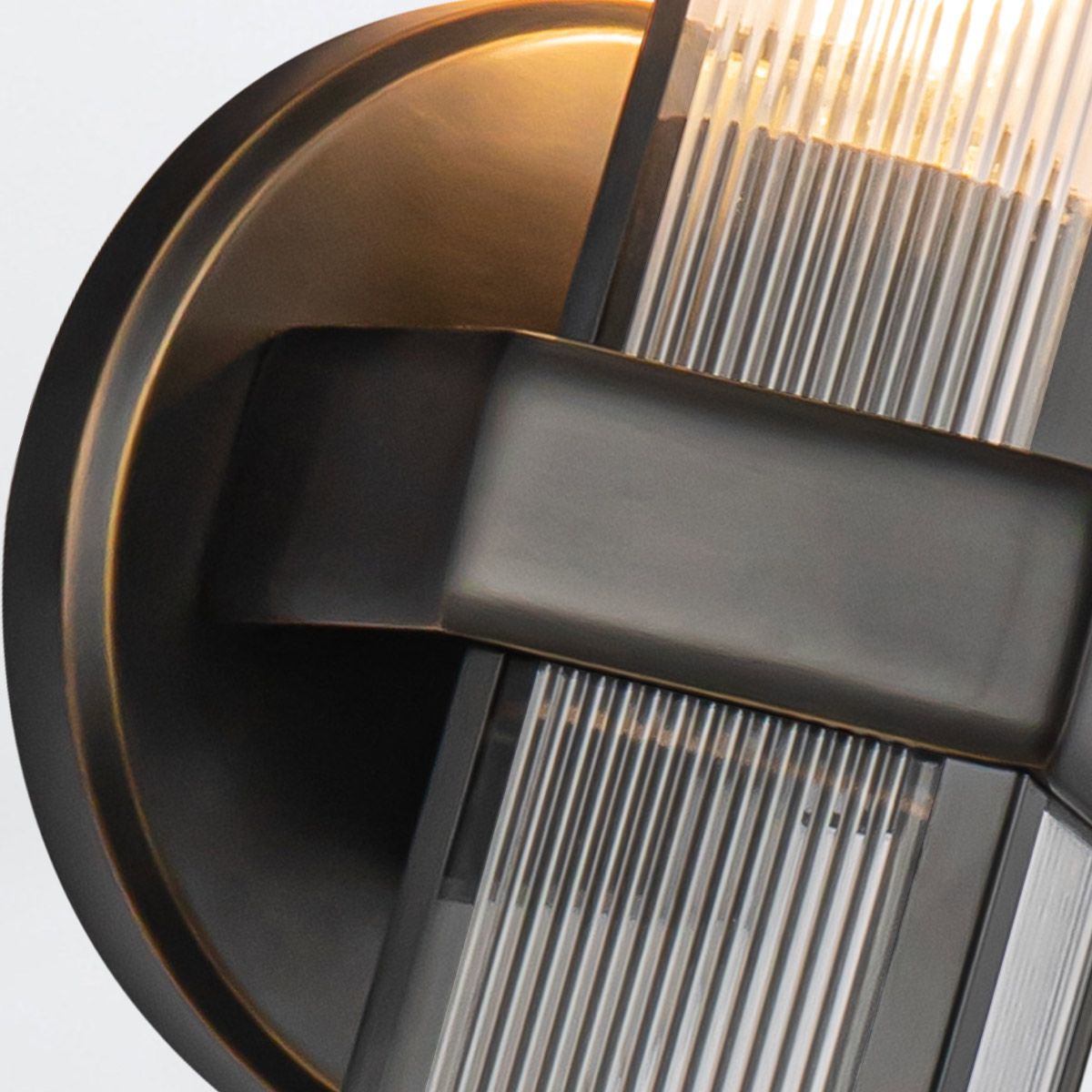 Quintiesse Cairo 1 Light Wall Light - Urban Bronze