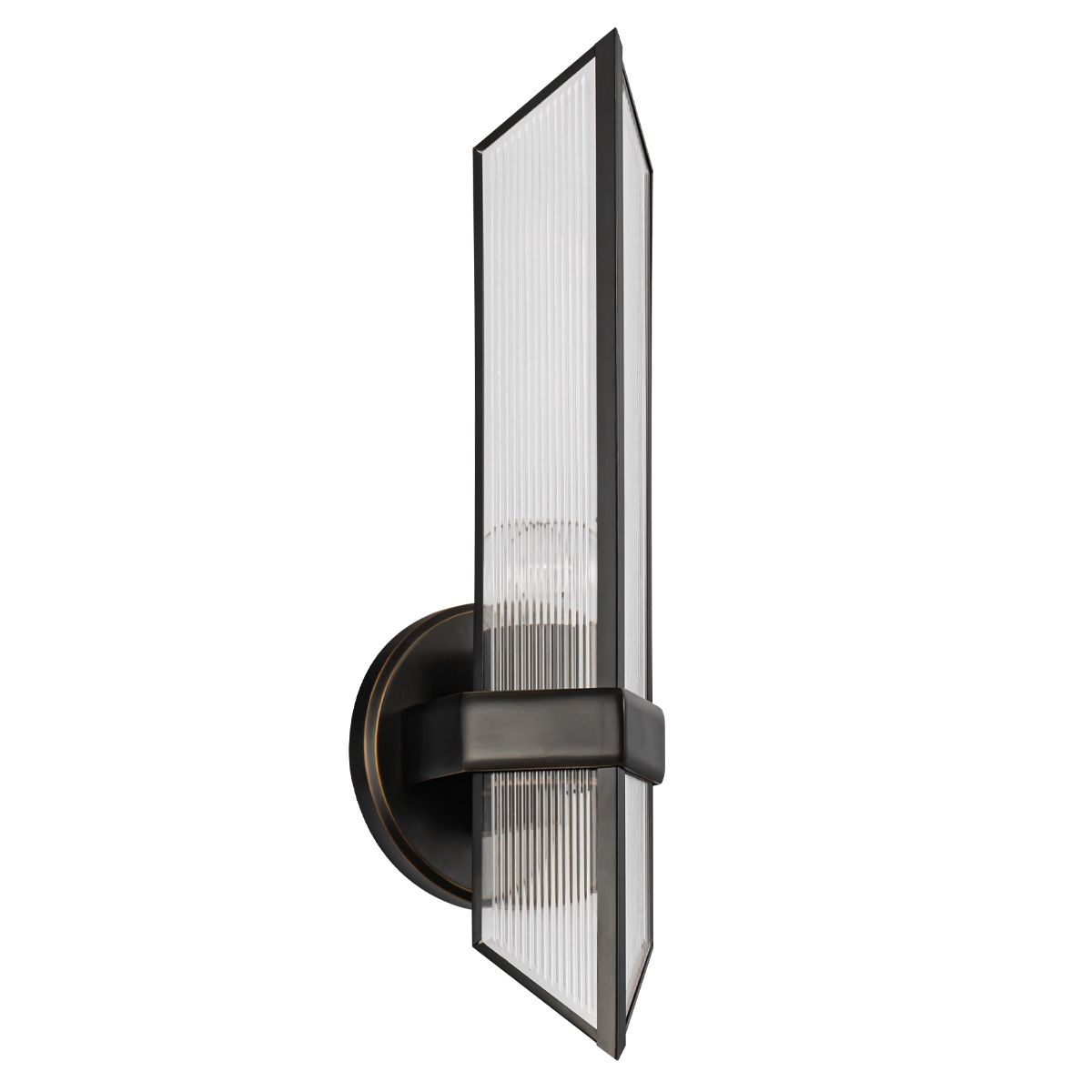 Quintiesse Cairo 1 Light Wall Light - Urban Bronze