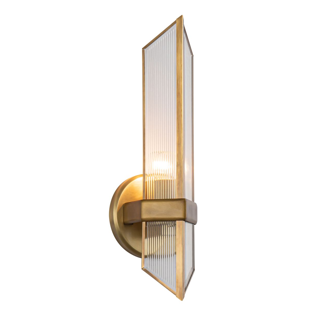 Quintiesse Cairo 1 Light Wall Light - Vintage Brass
