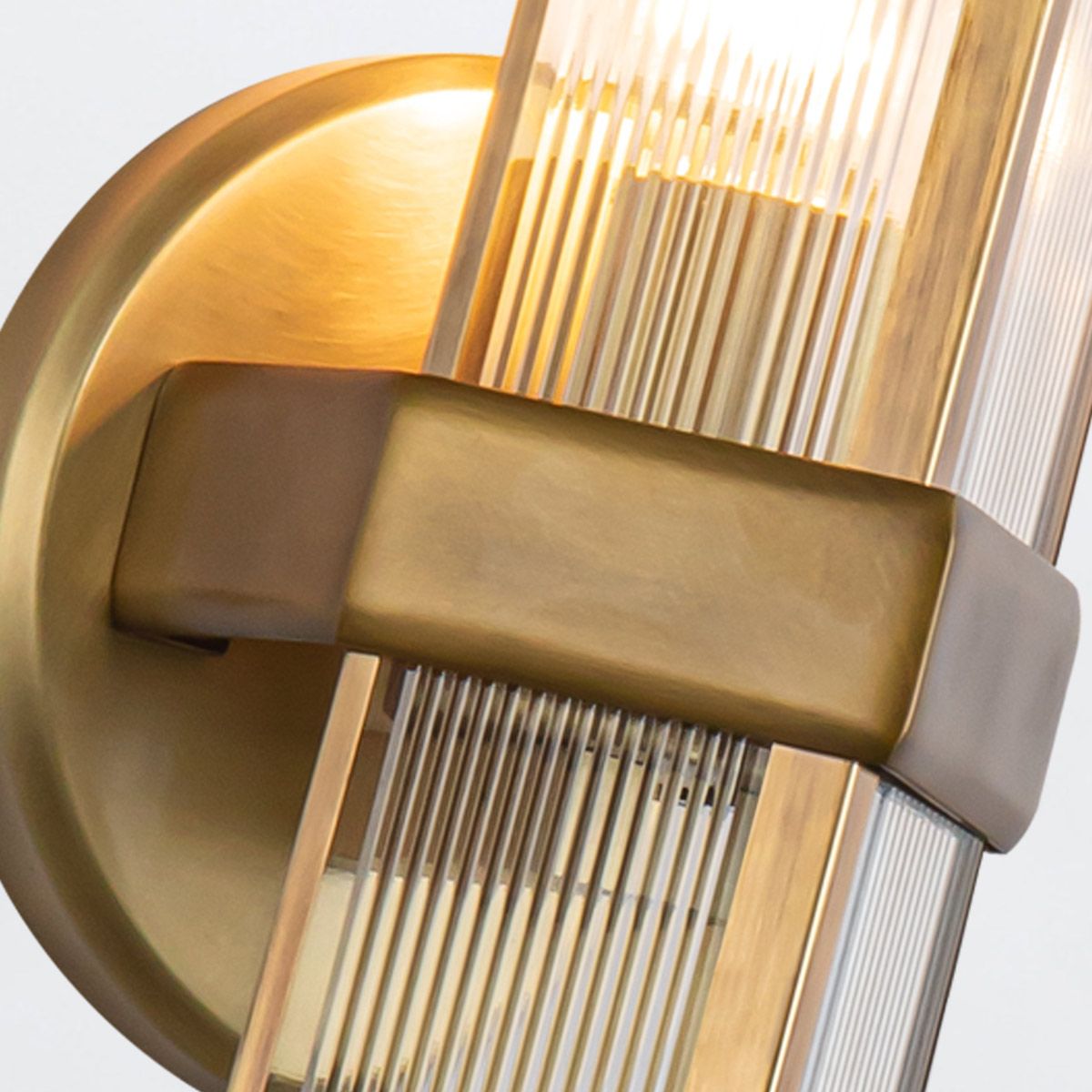 Quintiesse Cairo 1 Light Wall Light - Vintage Brass