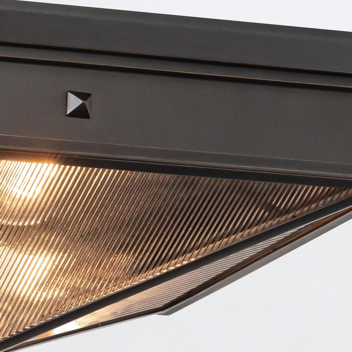 Quintiesse Cairo 2 Light Flush - Urban Bronze