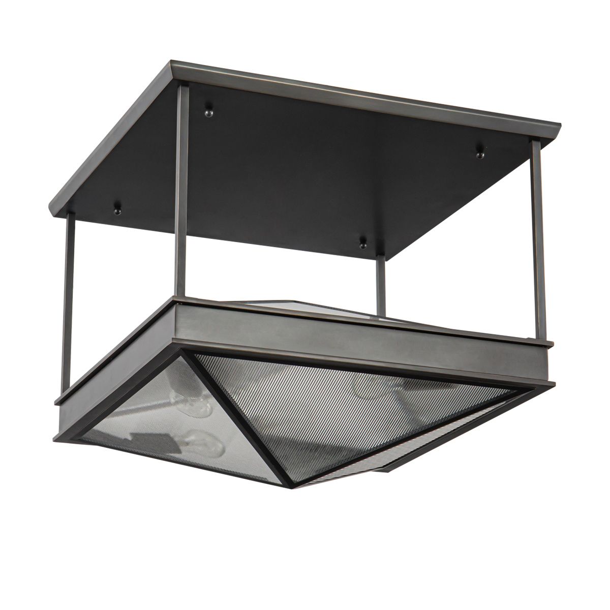 Quintiesse Cairo 4 Light Semi-Flush - Urban Bronze