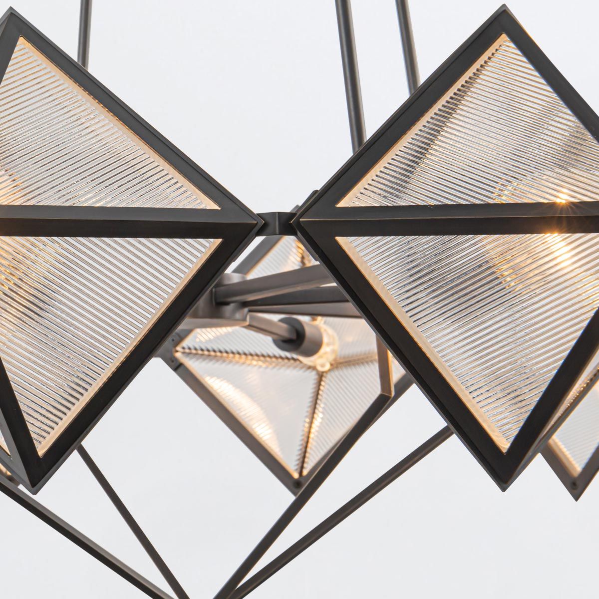 Quintiesse Cairo 8 Light Chandelier - Urban Bronze